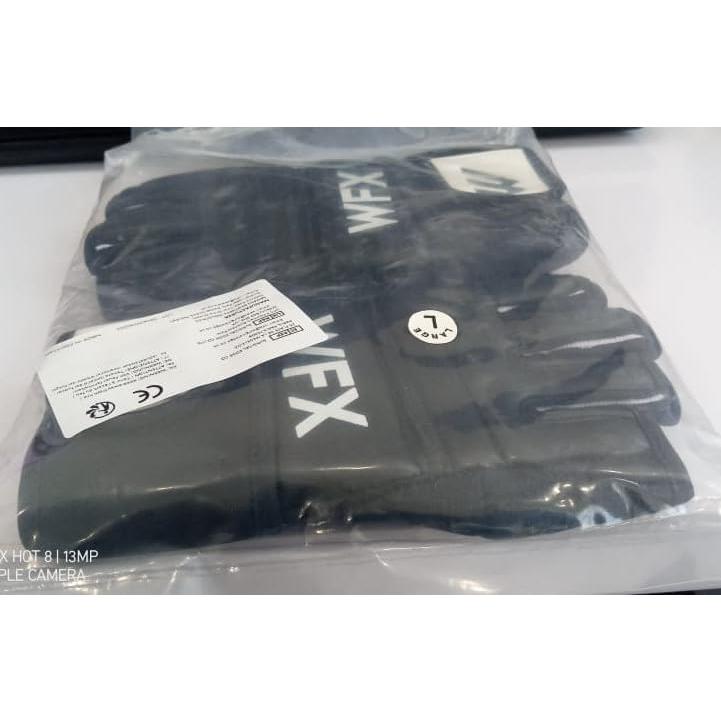 Guantes de Boxeo WFX para MMA y Artes Marciales - Negro
