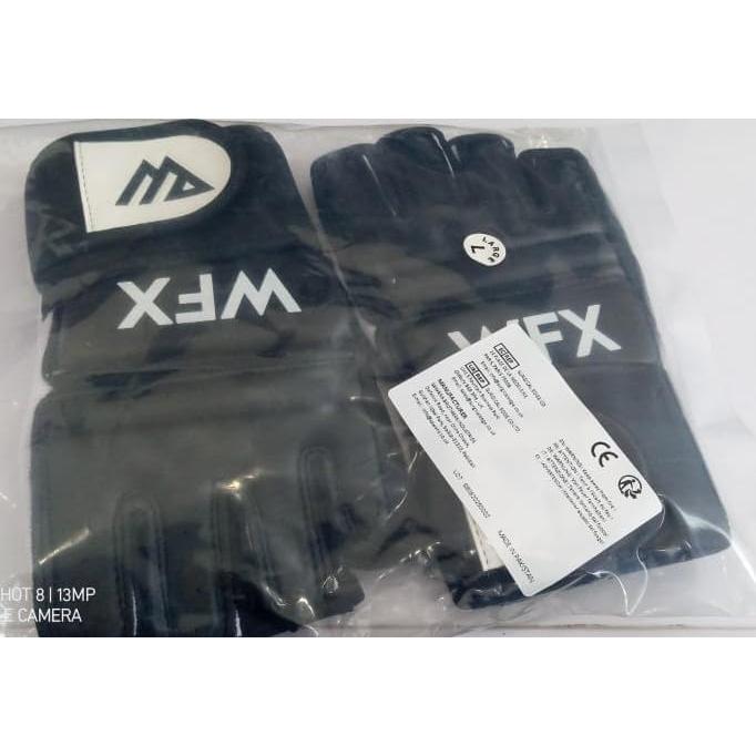 Guantes de Boxeo WFX para MMA y Artes Marciales - Negro
