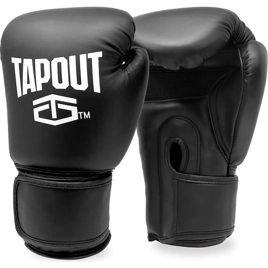Conjunto de Boxeo TAPOUT - Guantes 10 oz, Casco, Vendajes y Bolsa