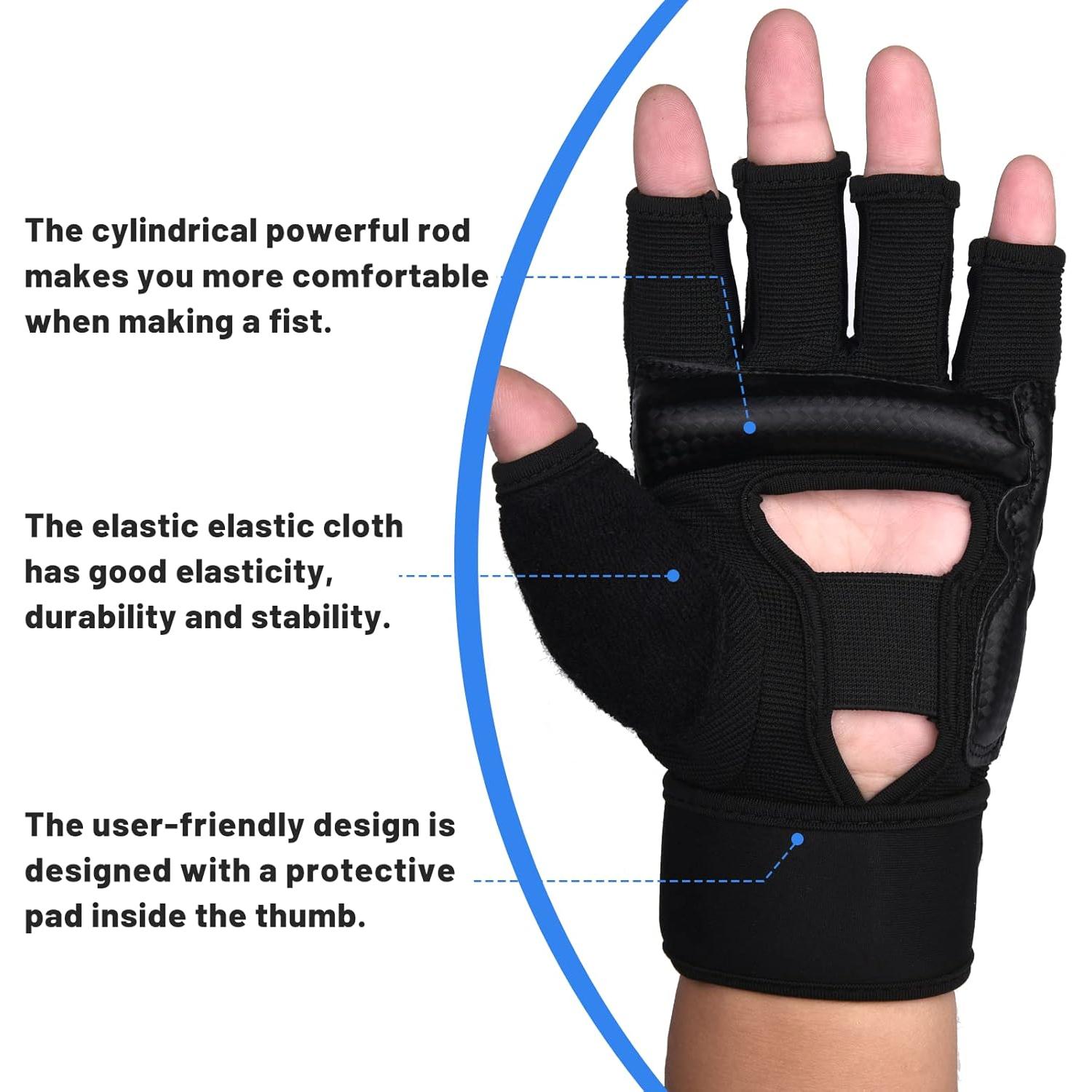 Guantes de Sparring Foclassic MMA Kickboxing Negro X-Pequeño