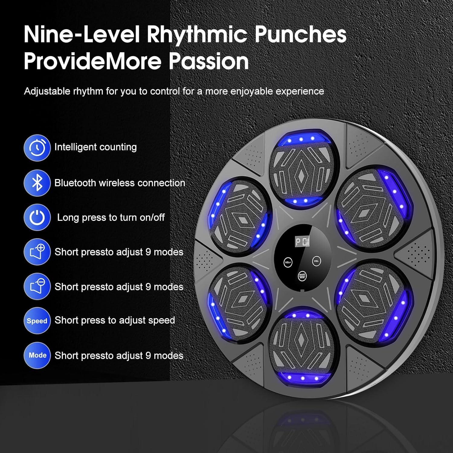 Máquina de Boxeo Musical Manchoose QJB-55, Fitness en Casa
