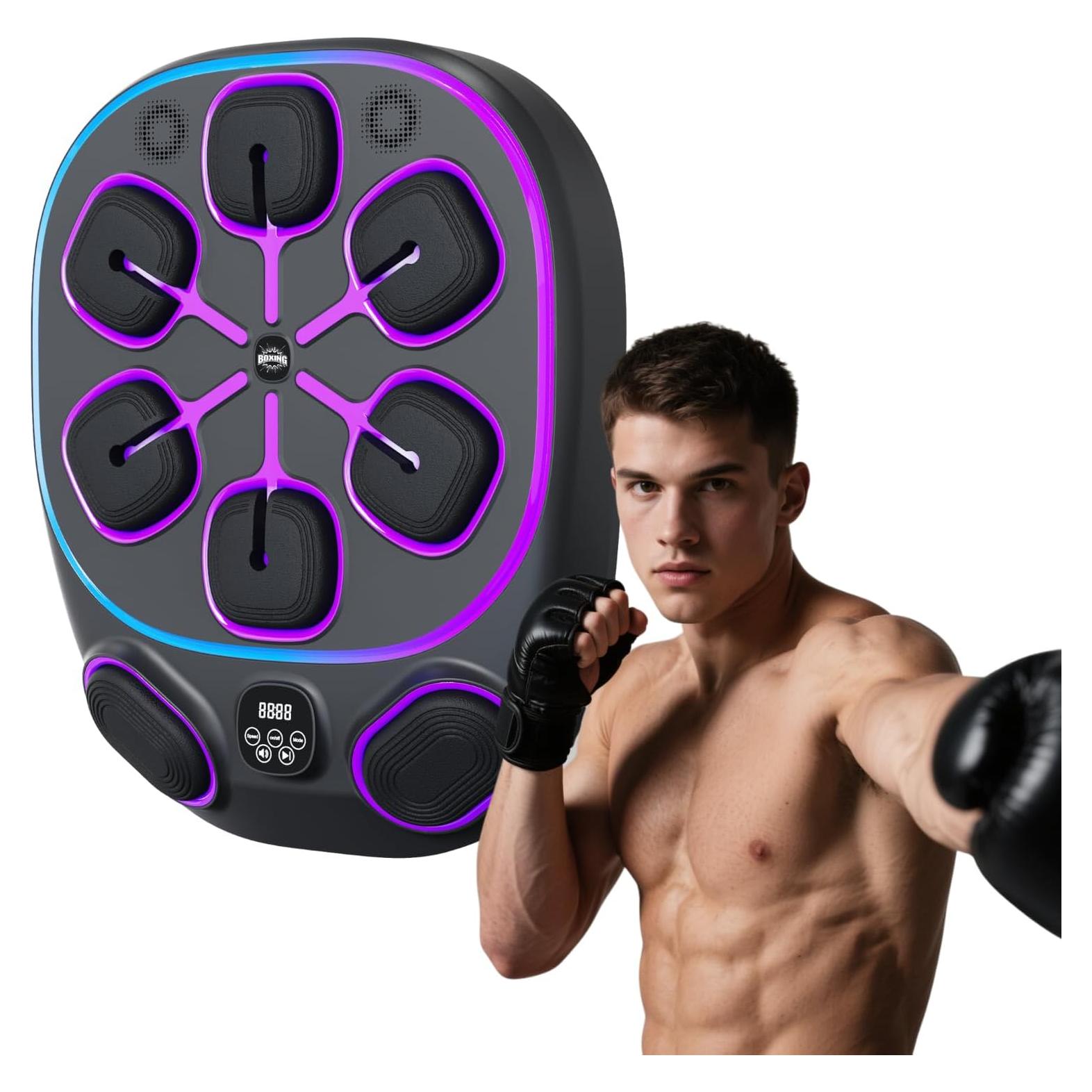 Máquina de Boxeo Musical AOZVPEV para Adultos - Entrenamiento Interactivo
