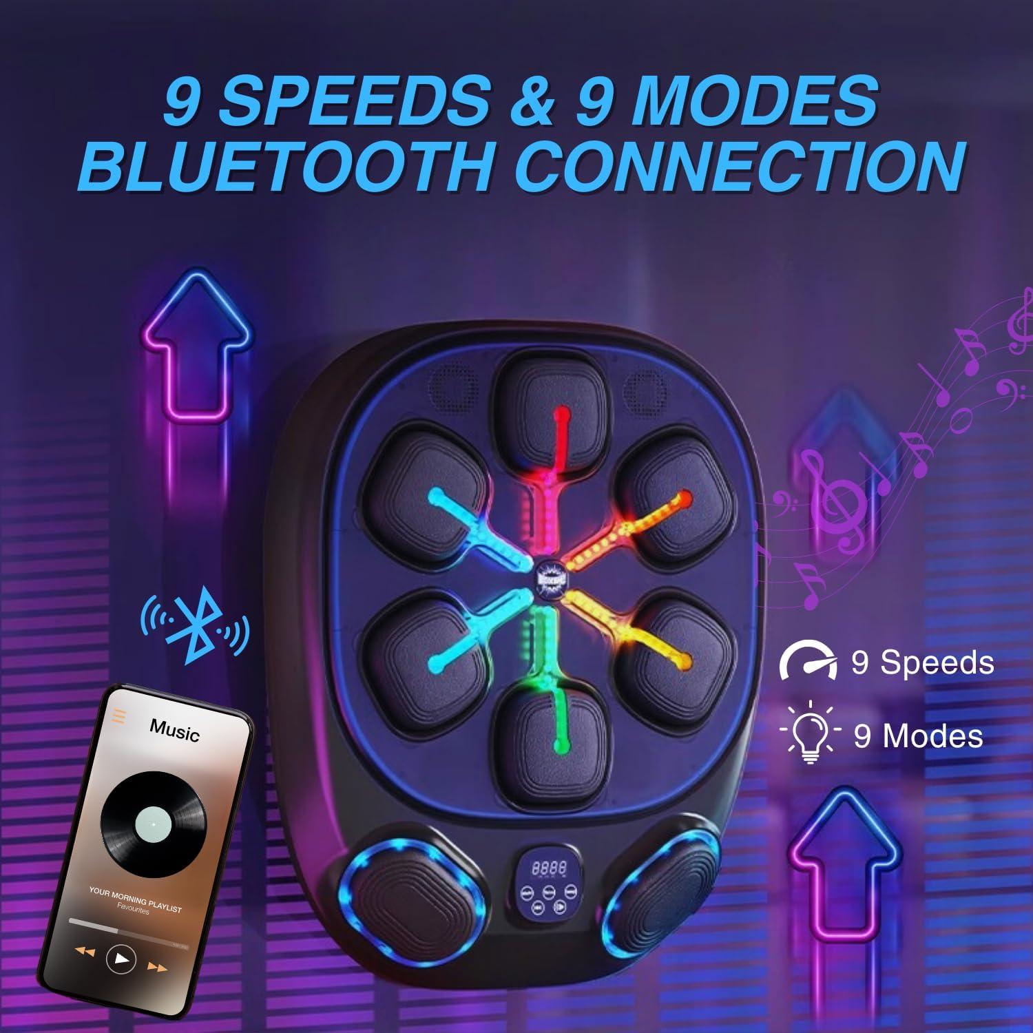 Máquina de Boxeo Musical AOZVPEV para Adultos - Entrenamiento Interactivo