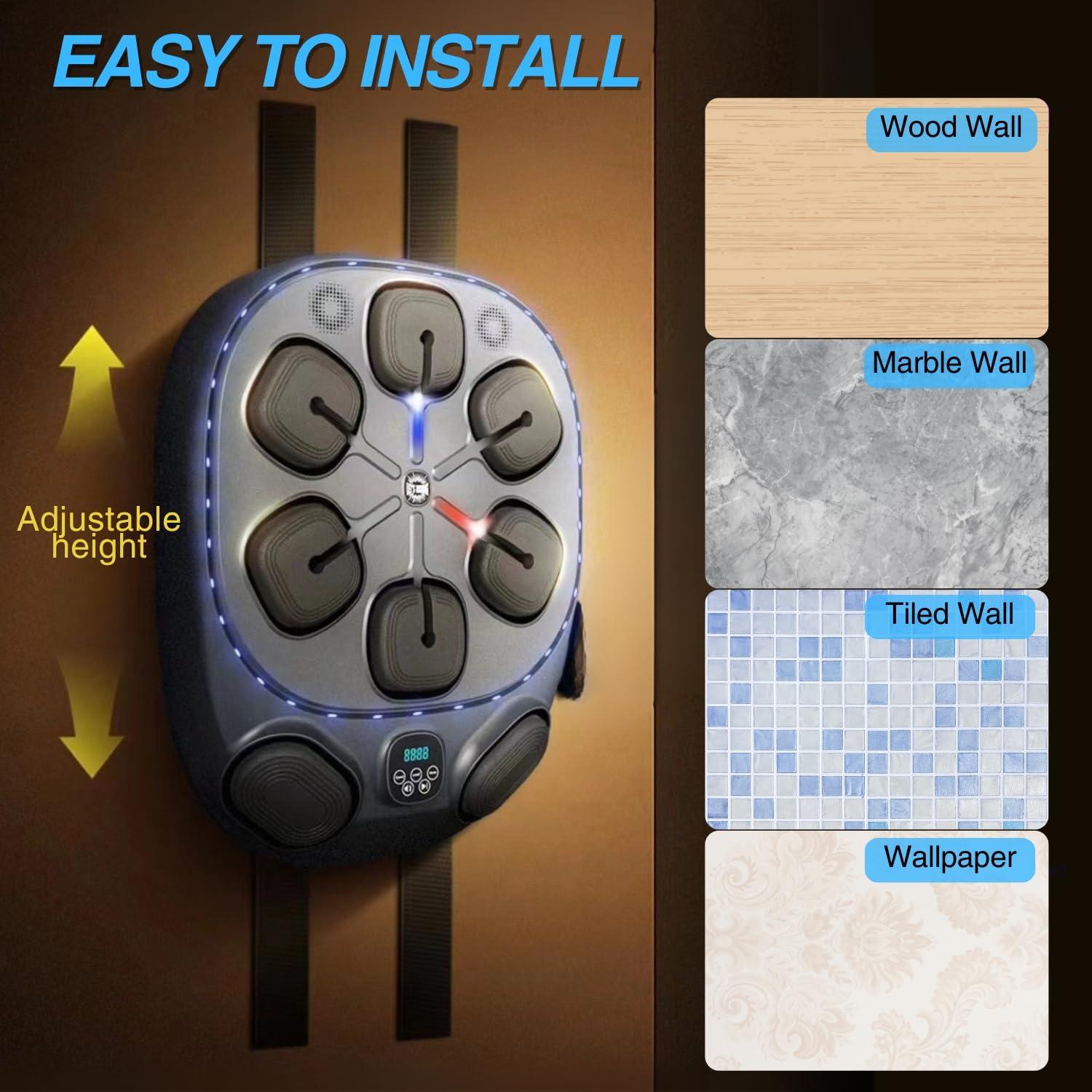 Máquina de Boxeo Musical AOZVPEV para Adultos - Entrenamiento Interactivo