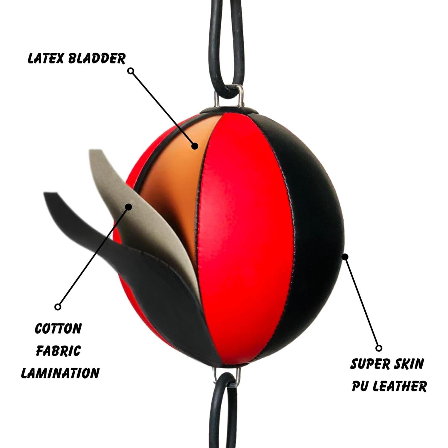 Bolsa de Boxeo Doble Extremo Genérica - Cuero PU 0.45 kg