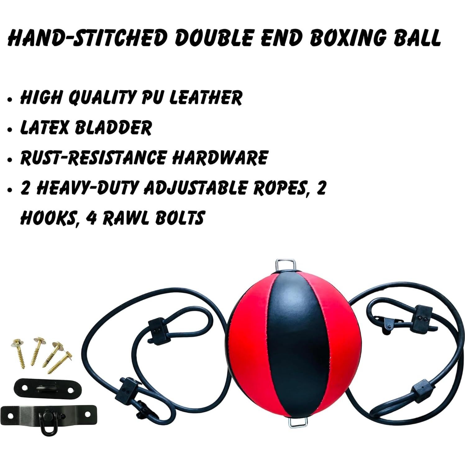 Bolsa de Boxeo Doble Extremo Genérica - Cuero PU 0.45 kg