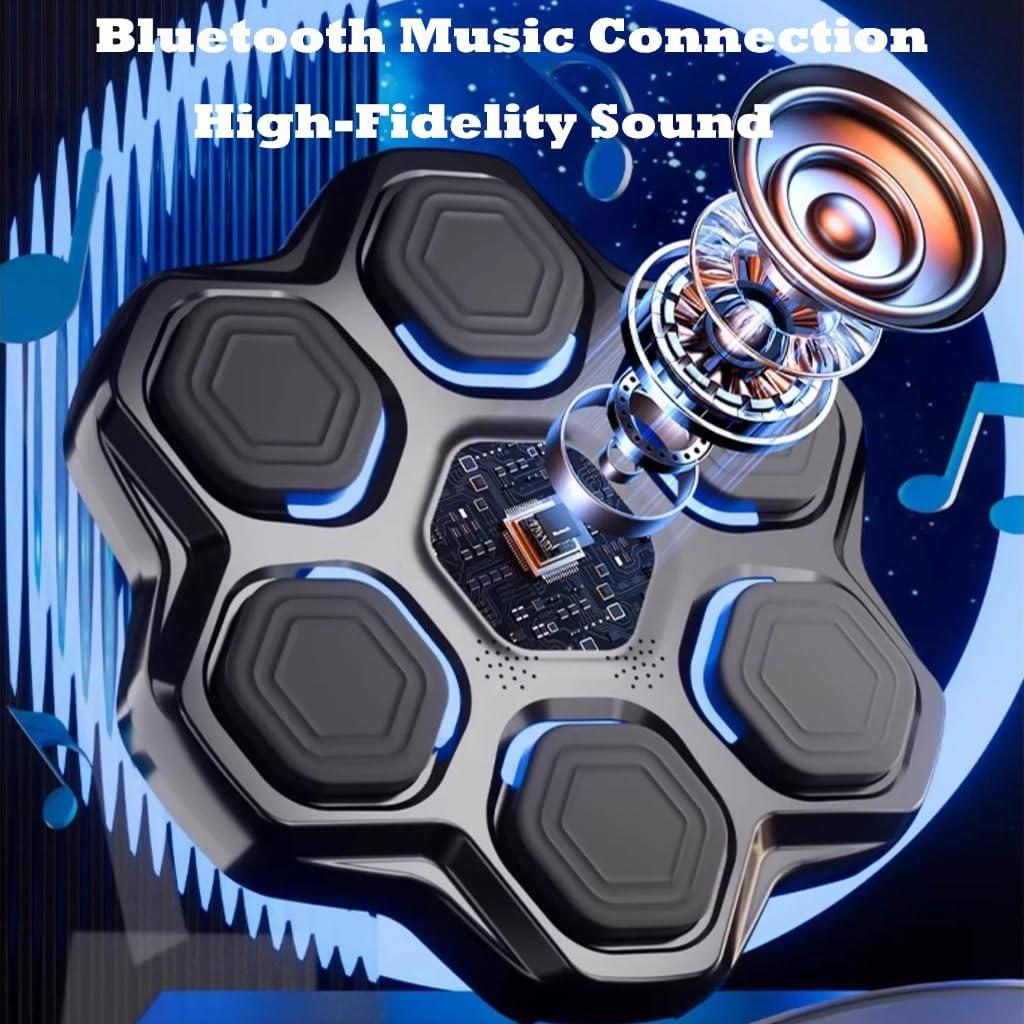 Máquina de Boxeo Musical Bluetooth Hewllertng con Guantes