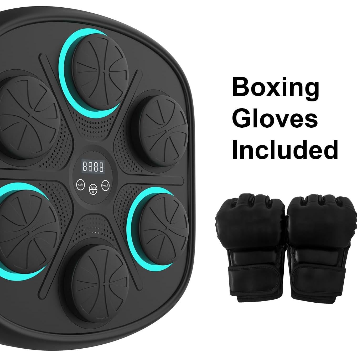 Máquina de Boxeo Musical FitMount MBT - Pared, LED, Guantes