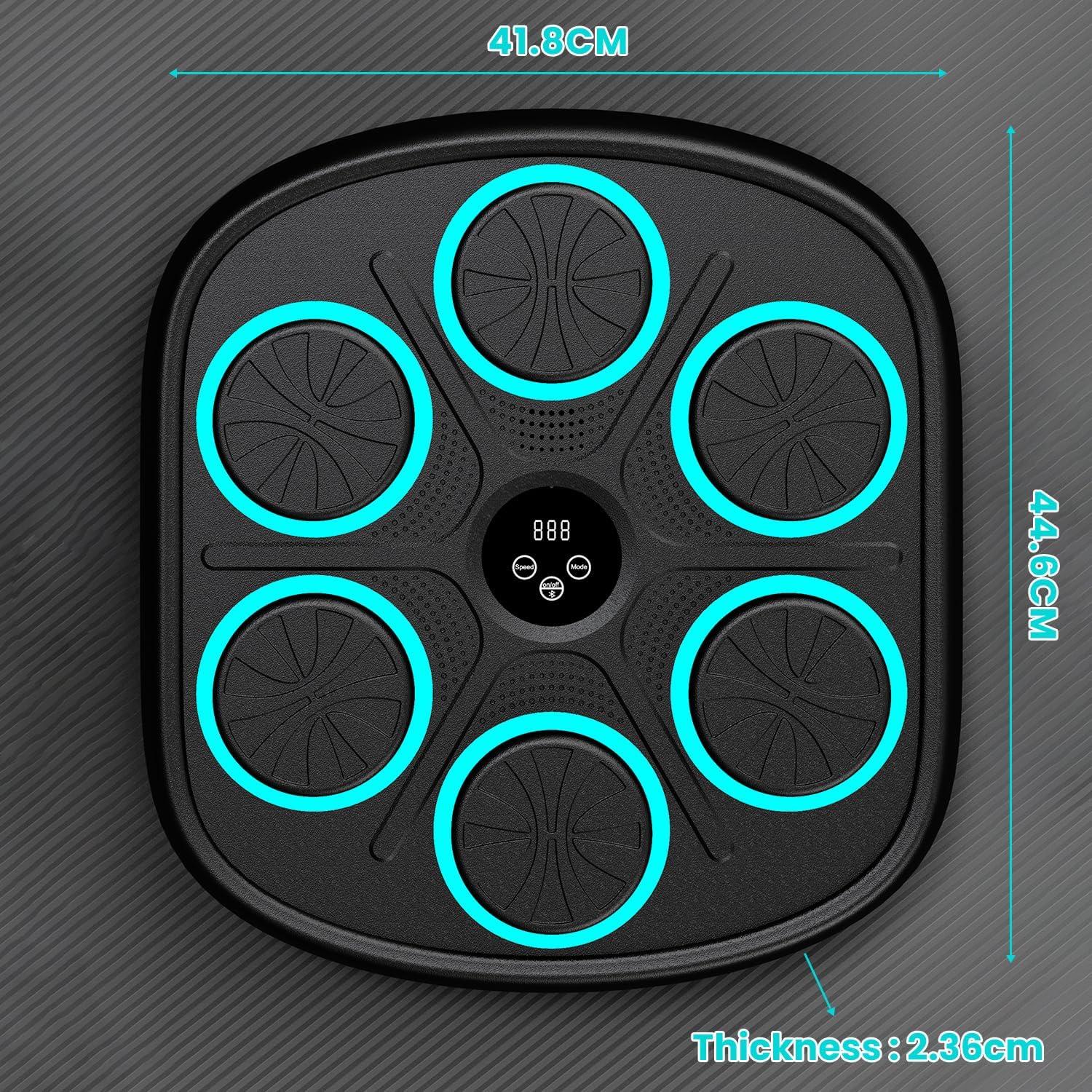 Máquina de Boxeo Musical FitMount MBT - Pared, LED, Guantes