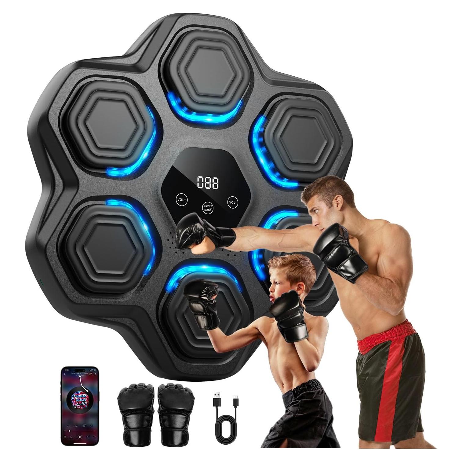 Máquina de Boxeo Musical YHR 6 Objetivos Bluetooth 2.72 kg