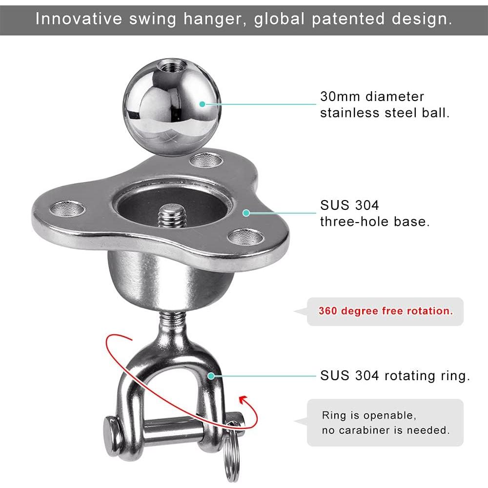 Soporte para Saco de Boxeo SELEWARE con Giro Silencioso