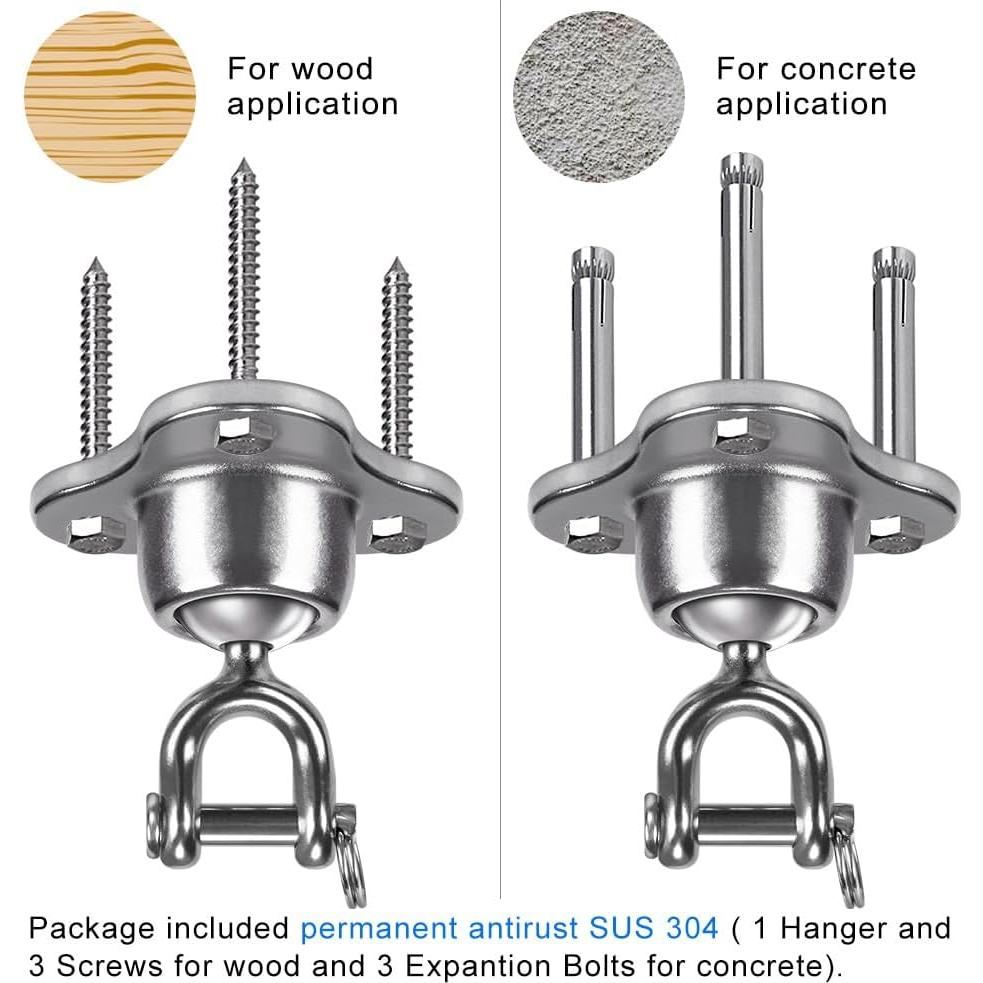 Soporte para Saco de Boxeo SELEWARE con Giro Silencioso