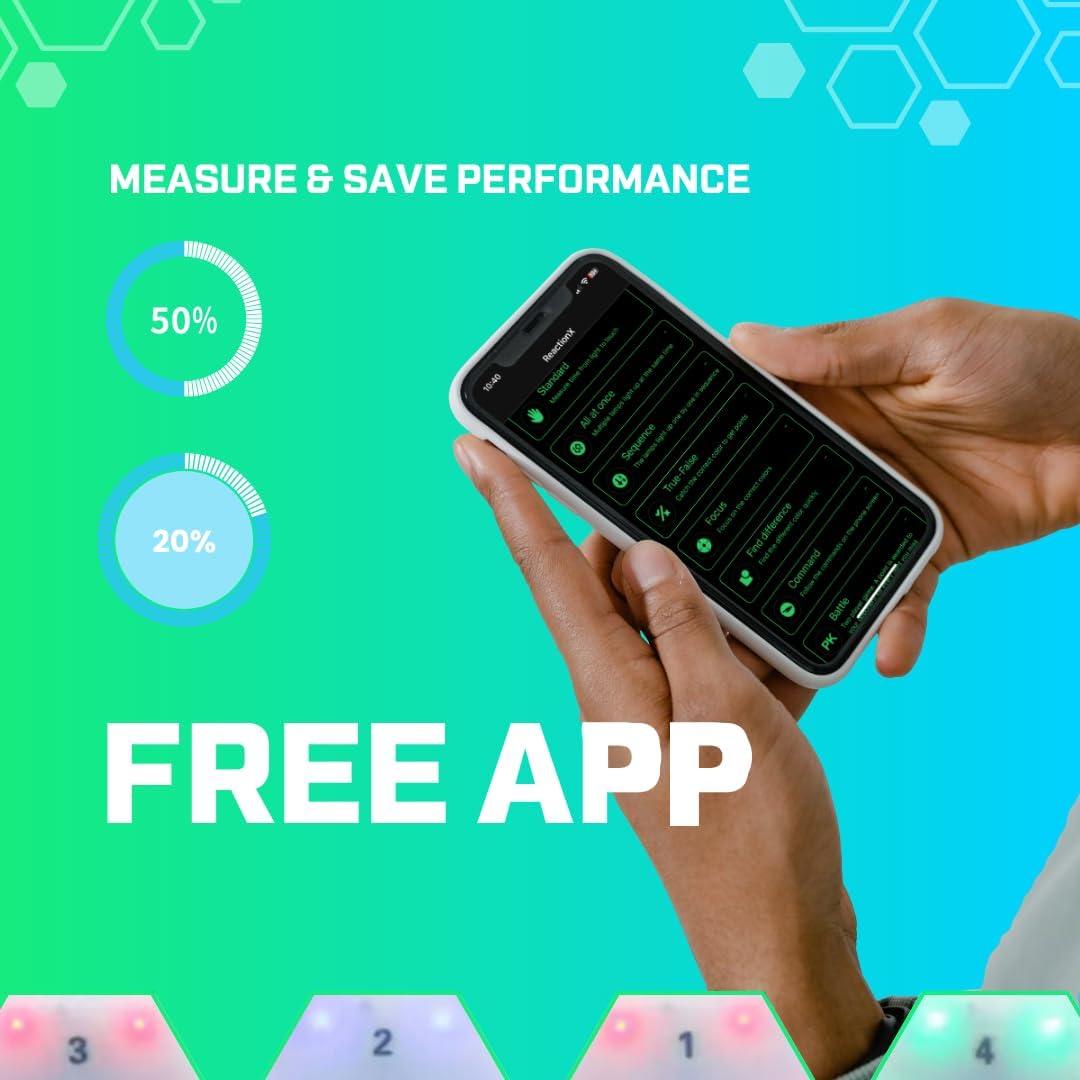 Kit de Entrenamiento de Reacción Applied Vision - 4 Pods LED