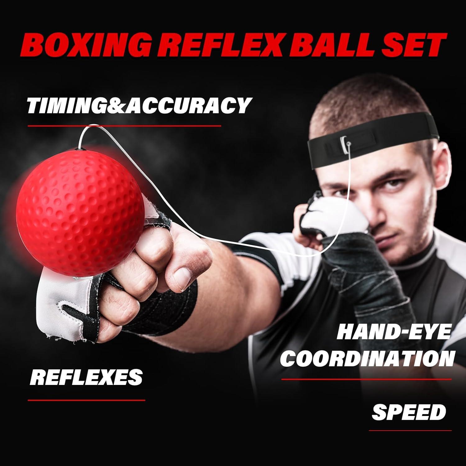 Conjunto de Entrenamiento de Boxeo Skylety 10 Pcs con Bolas