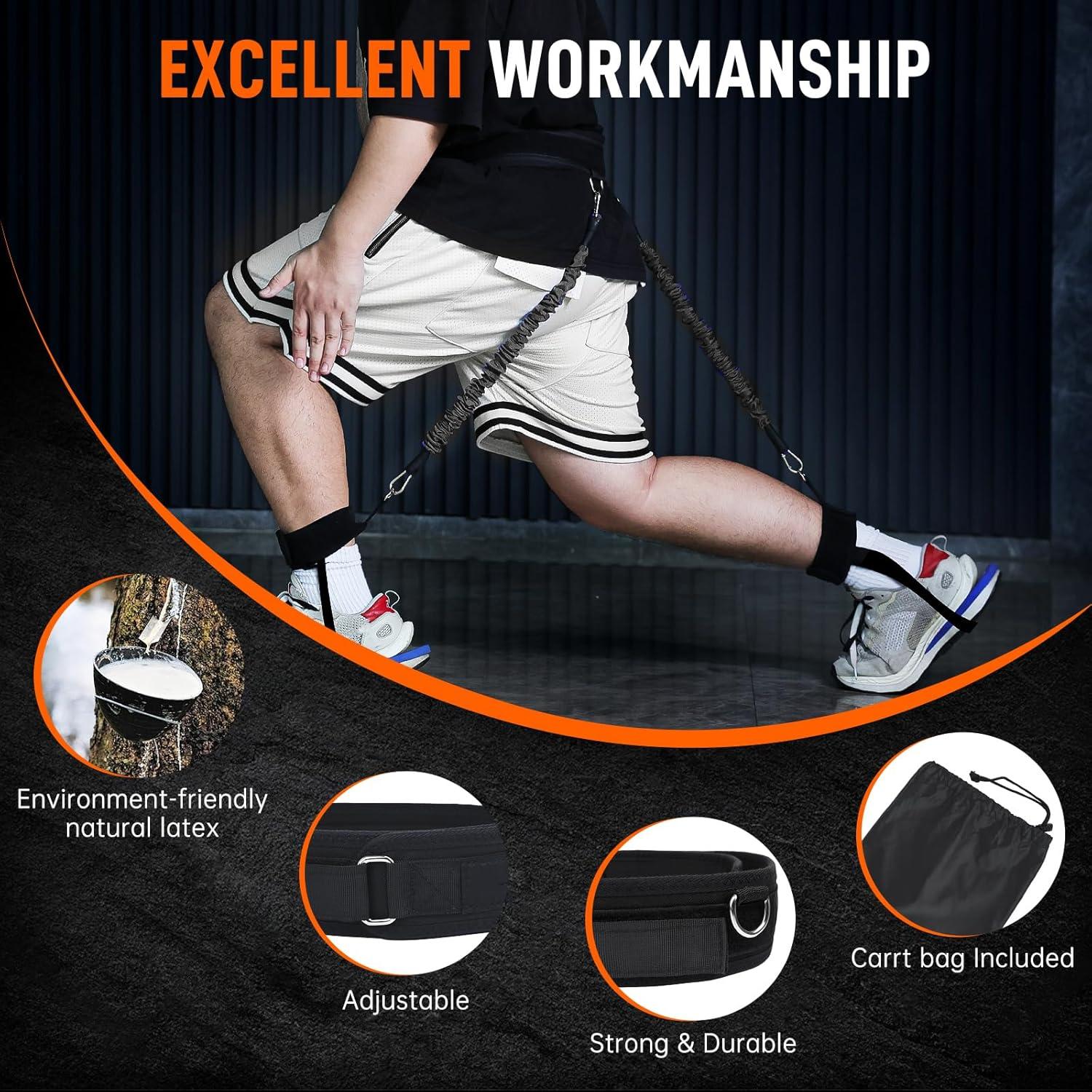 Entrenador de Salto Vertical VOPOCO - Bandas de Resistencia 27.2 kg