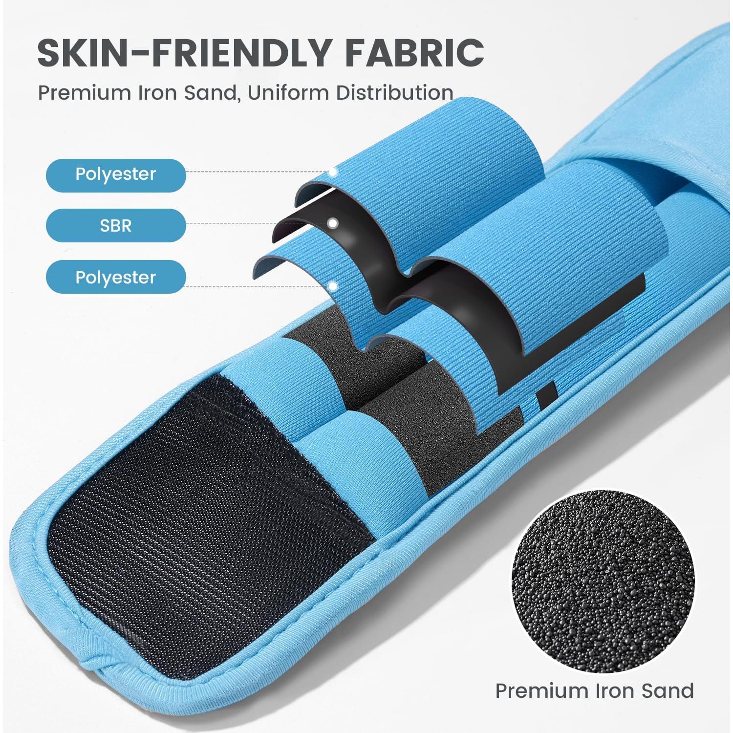 Pesas de Muñeca Sportneer 0.45 kg x 2 para Entrenamiento