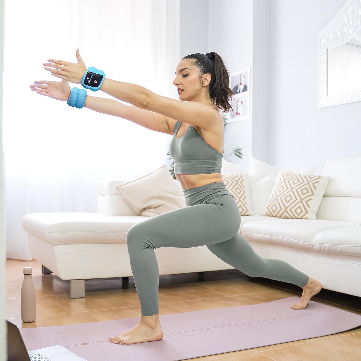 Pesas de Muñeca Sportneer 0.45 kg x 2 para Entrenamiento