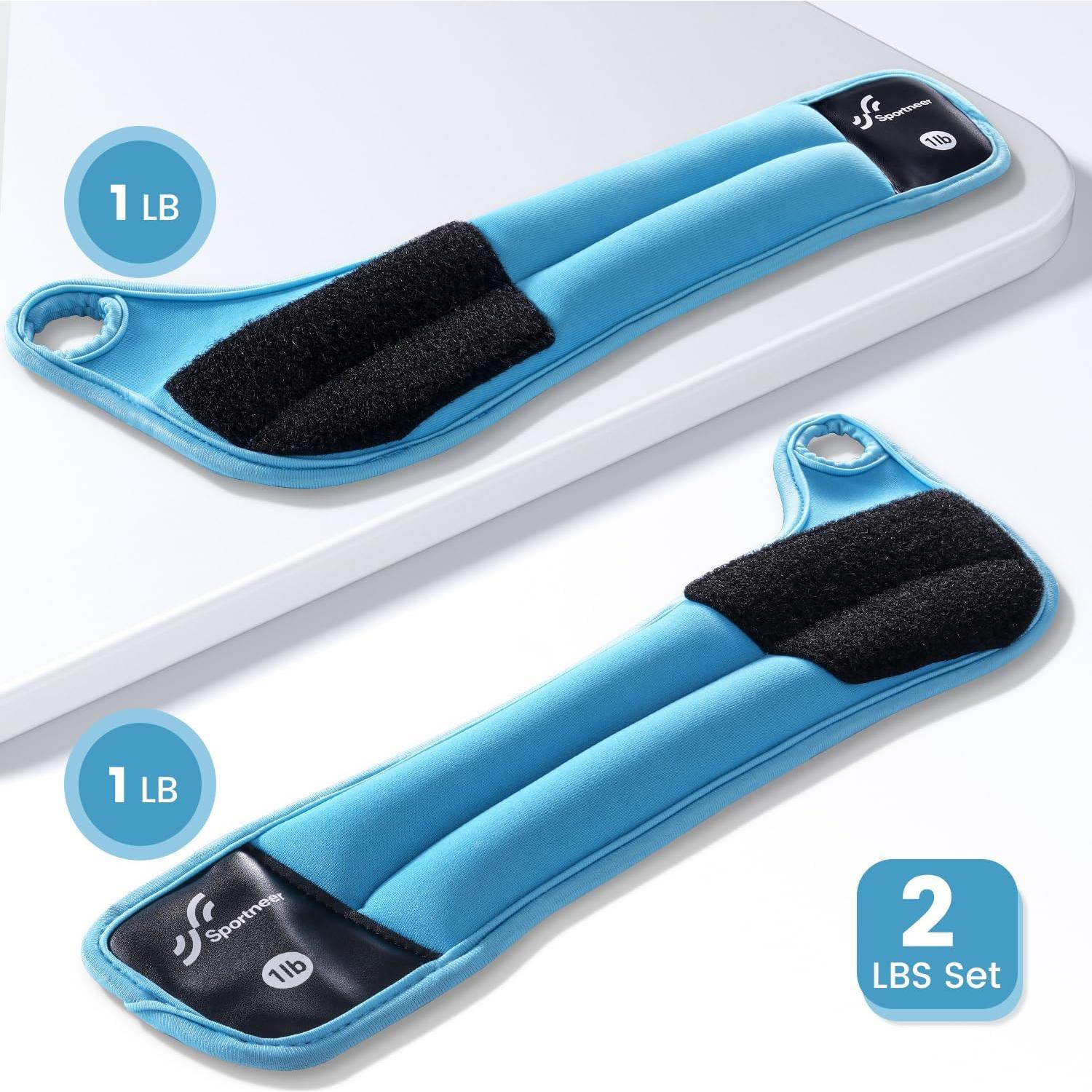 Pesas de Muñeca Sportneer 0.45 kg x 2 para Entrenamiento