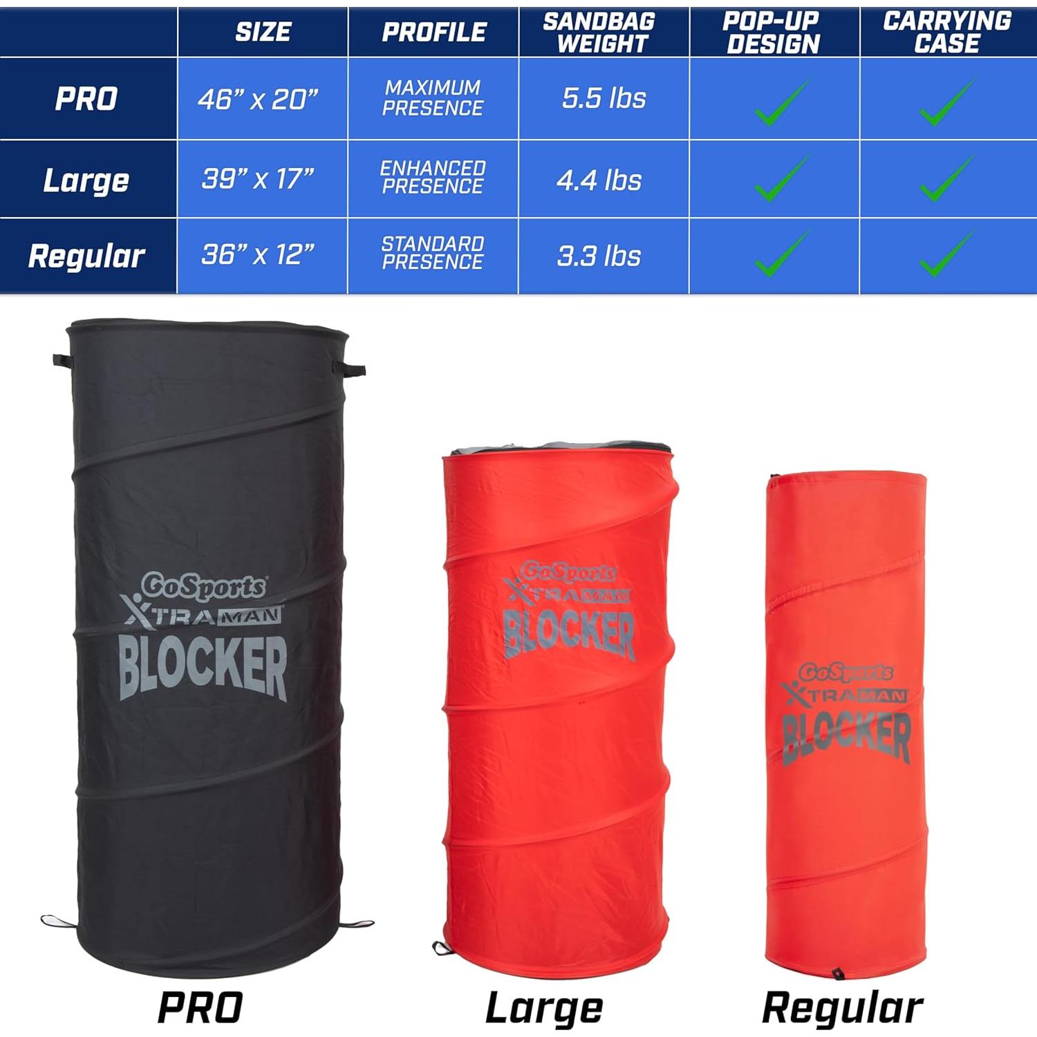 Bloqueadores Pop-Up GoSports Xtraman 3 Piezas Multi-Deporte