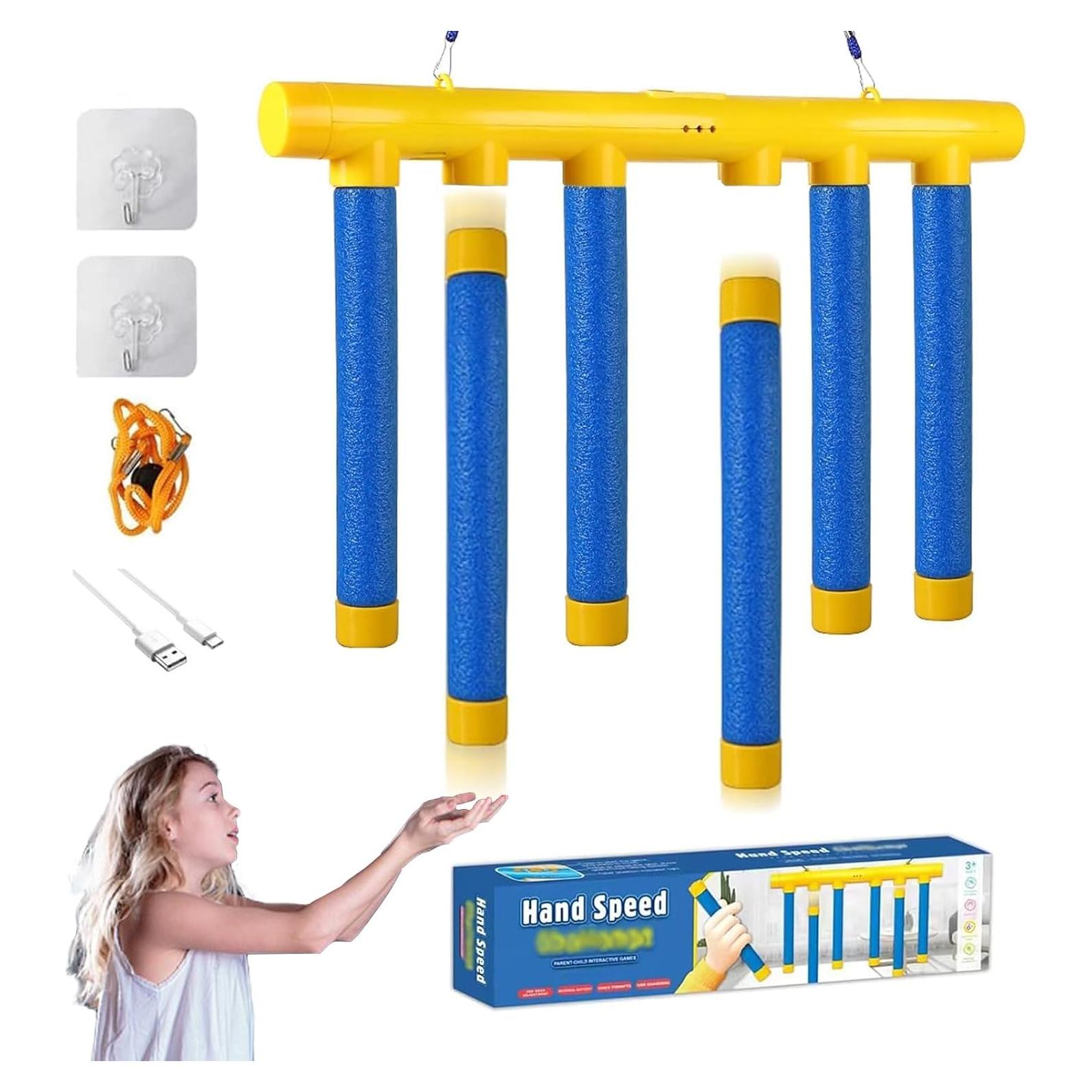 Juego de Coordinación Mano-Ojo MOVDRISPD con 6 Palos - Entrenador de Reflejos