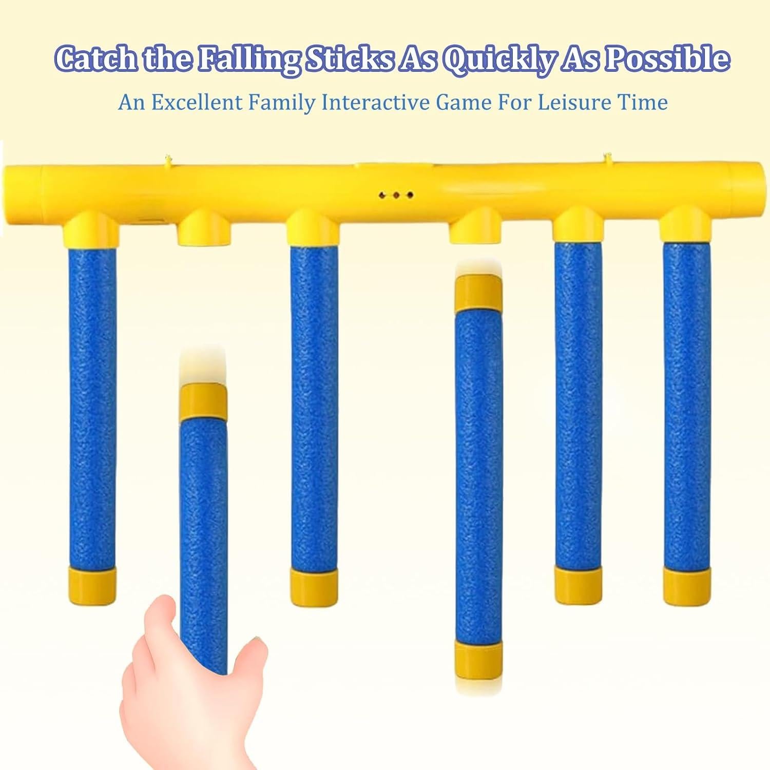 Juego de Coordinación Mano-Ojo MOVDRISPD con 6 Palos - Entrenador de Reflejos