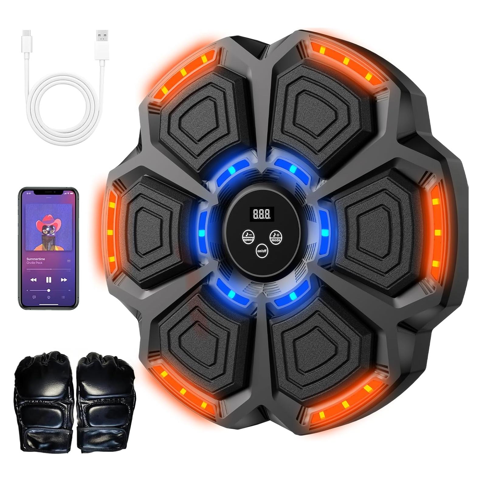 Máquina de Boxeo Musical MAIBO FBA-005 con Guantes y Bluetooth