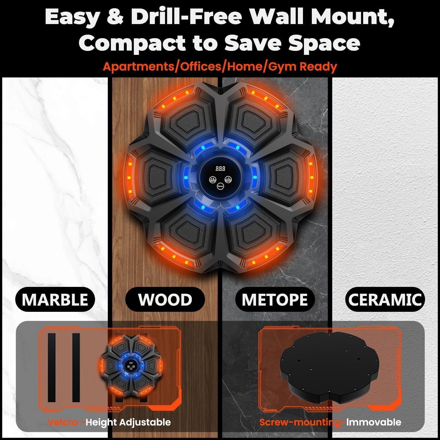 Máquina de Boxeo Musical MAIBO FBA-005 con Guantes y Bluetooth