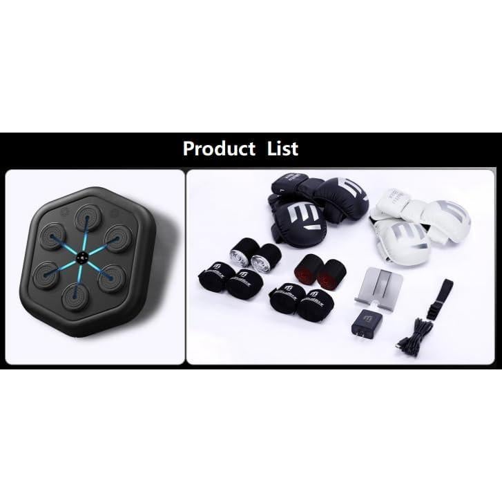 Maitu Máquina de Boxeo Musical Inteligente - M4 Negro, 5kg