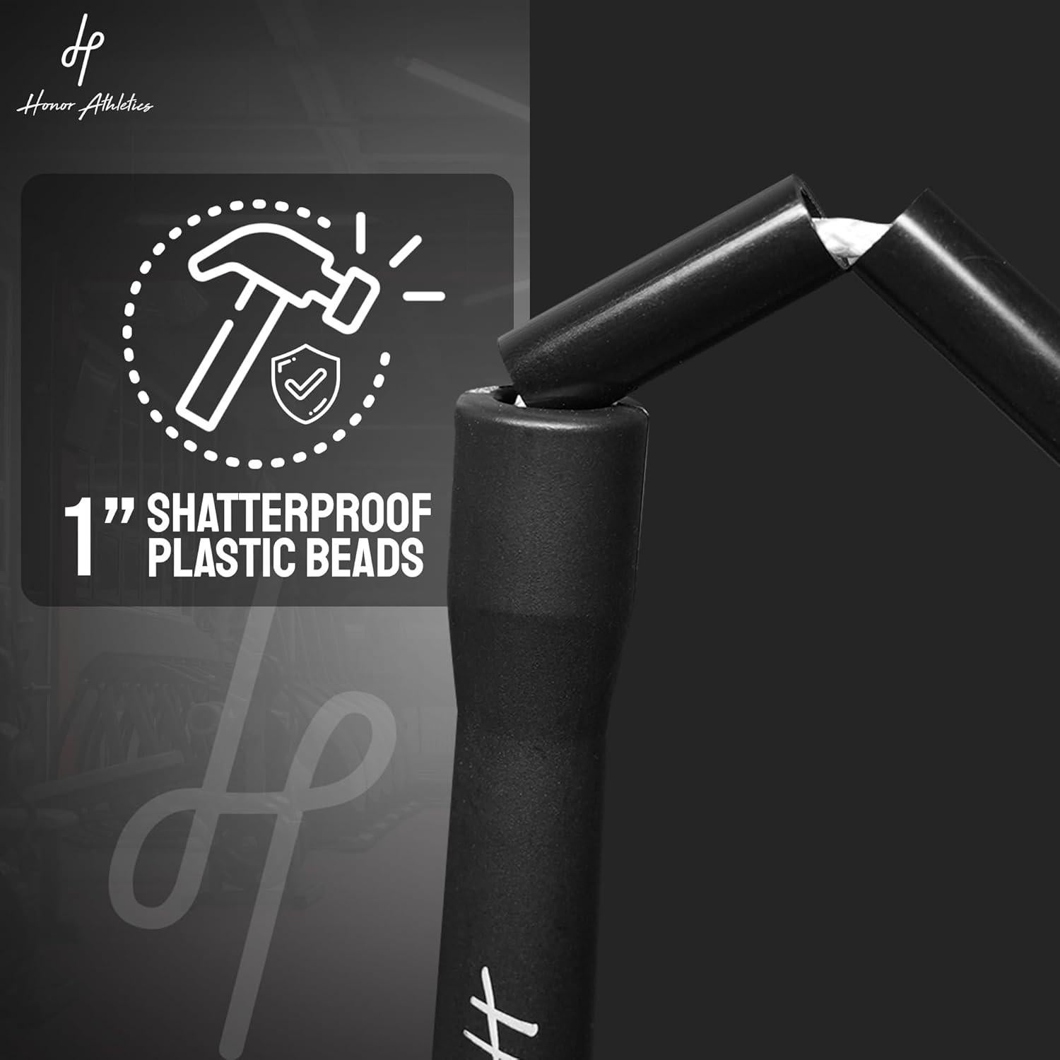 Cuerda de Salto Honor Athletics 2.0 Ajustable 3.05m Negra