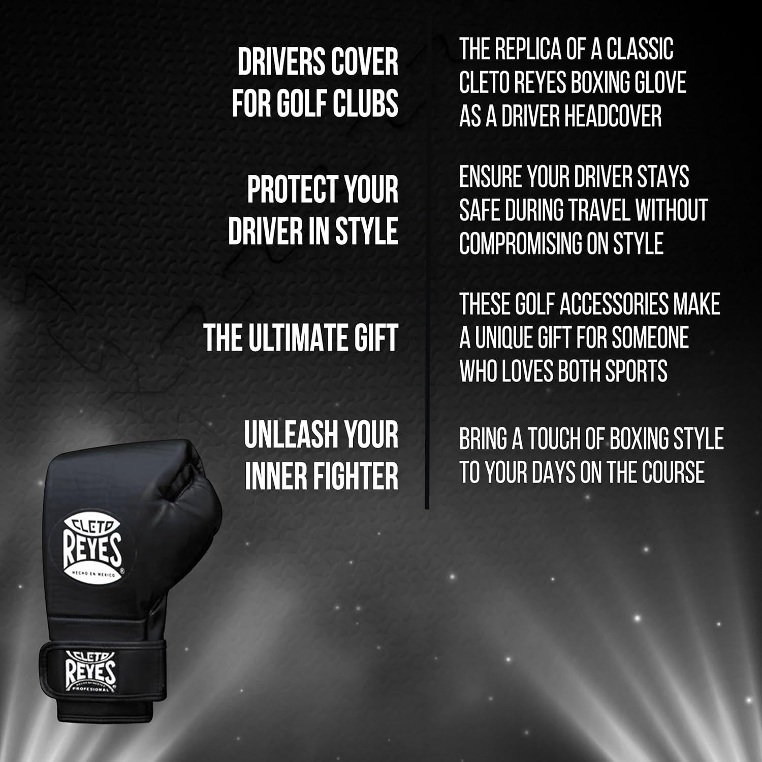 Funda de Guante de Boxeo para Driver CLETO REYES - Negra
