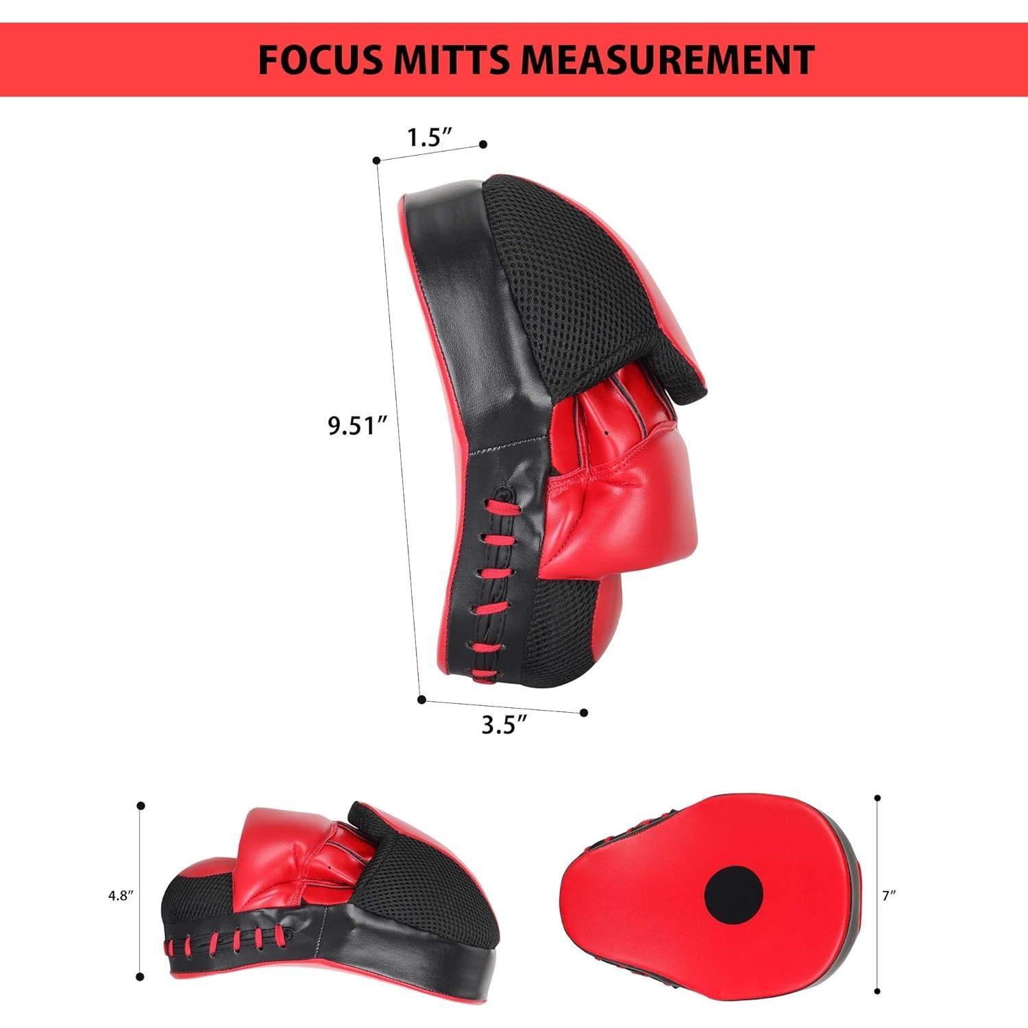 Guantes de Enfoque MACS para Boxeo y Kickboxing Unisex