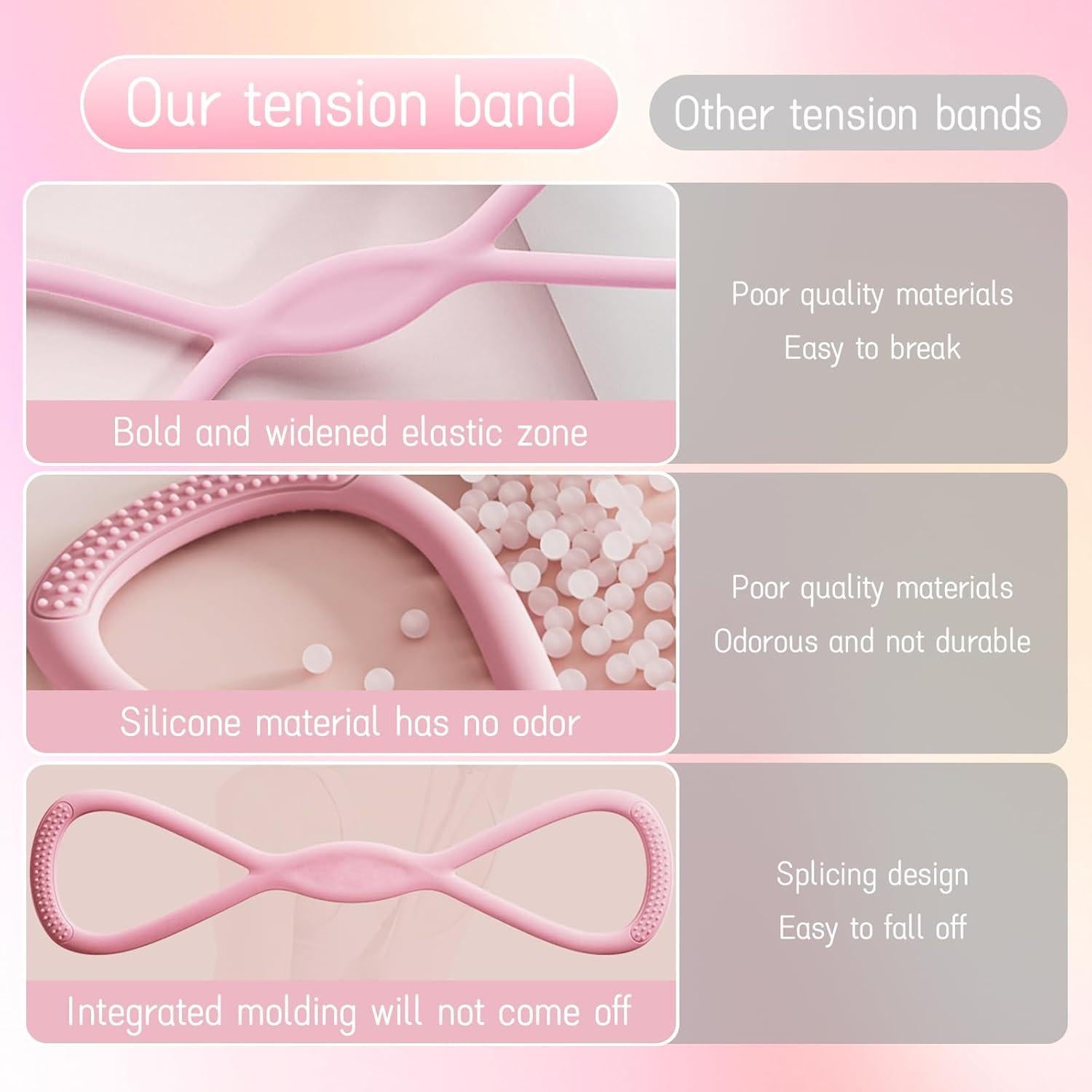 Banda de Resistencia Figura 8 Genérico 6.8 kg Rosa