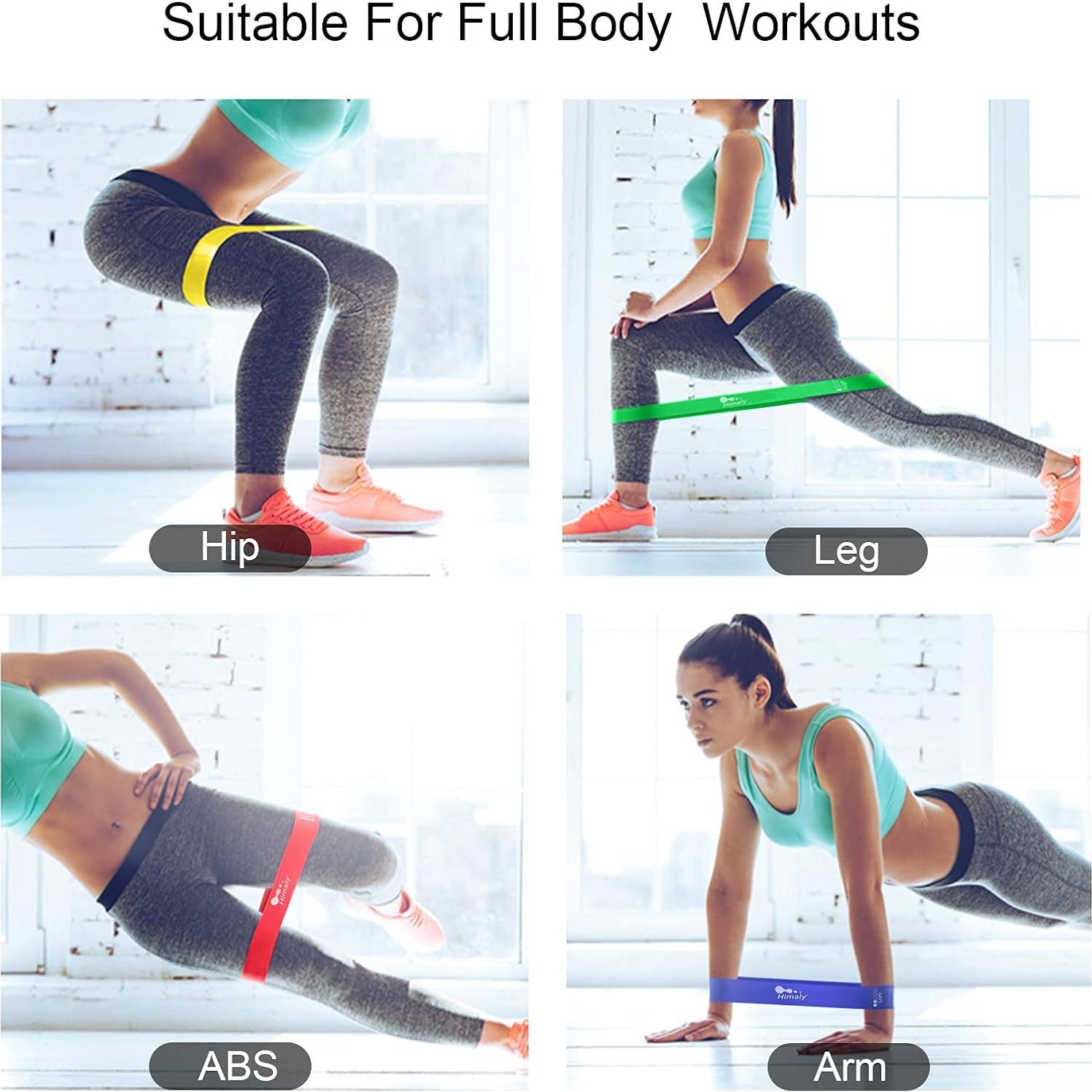Banda de Resistencia Himaly - 5 Niveles de Fuerza, Caucho Natural