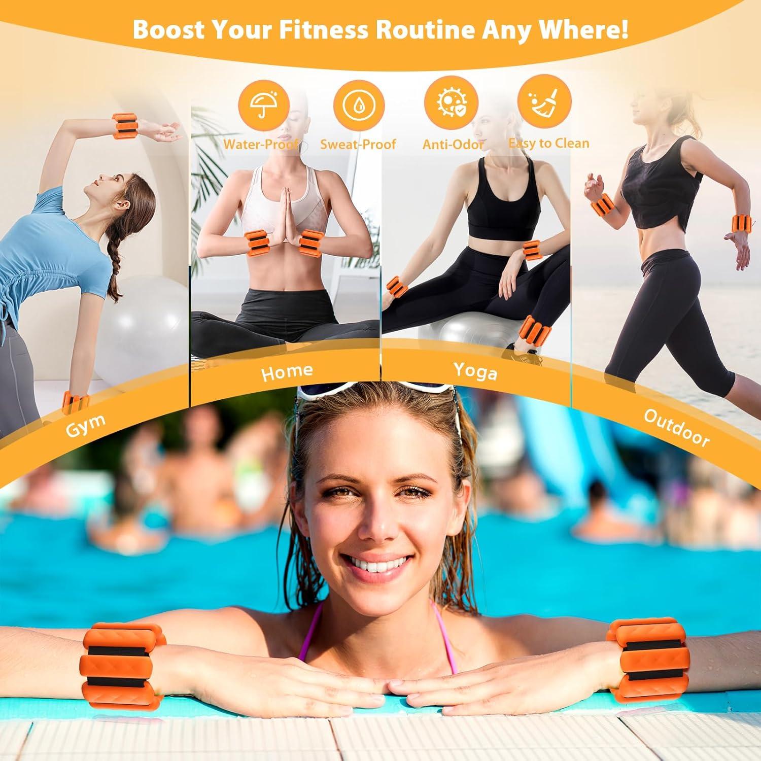 Pesas Ajustables para Muñeca y Tobillo PENOMO 0.91 kg Juego de 2