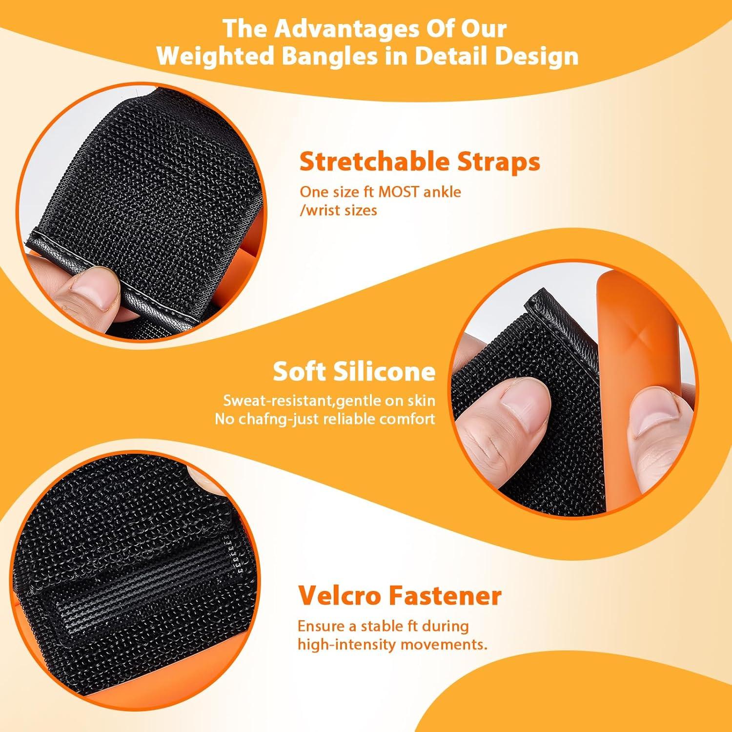 Pesas Ajustables para Muñeca y Tobillo PENOMO 0.91 kg Juego de 2