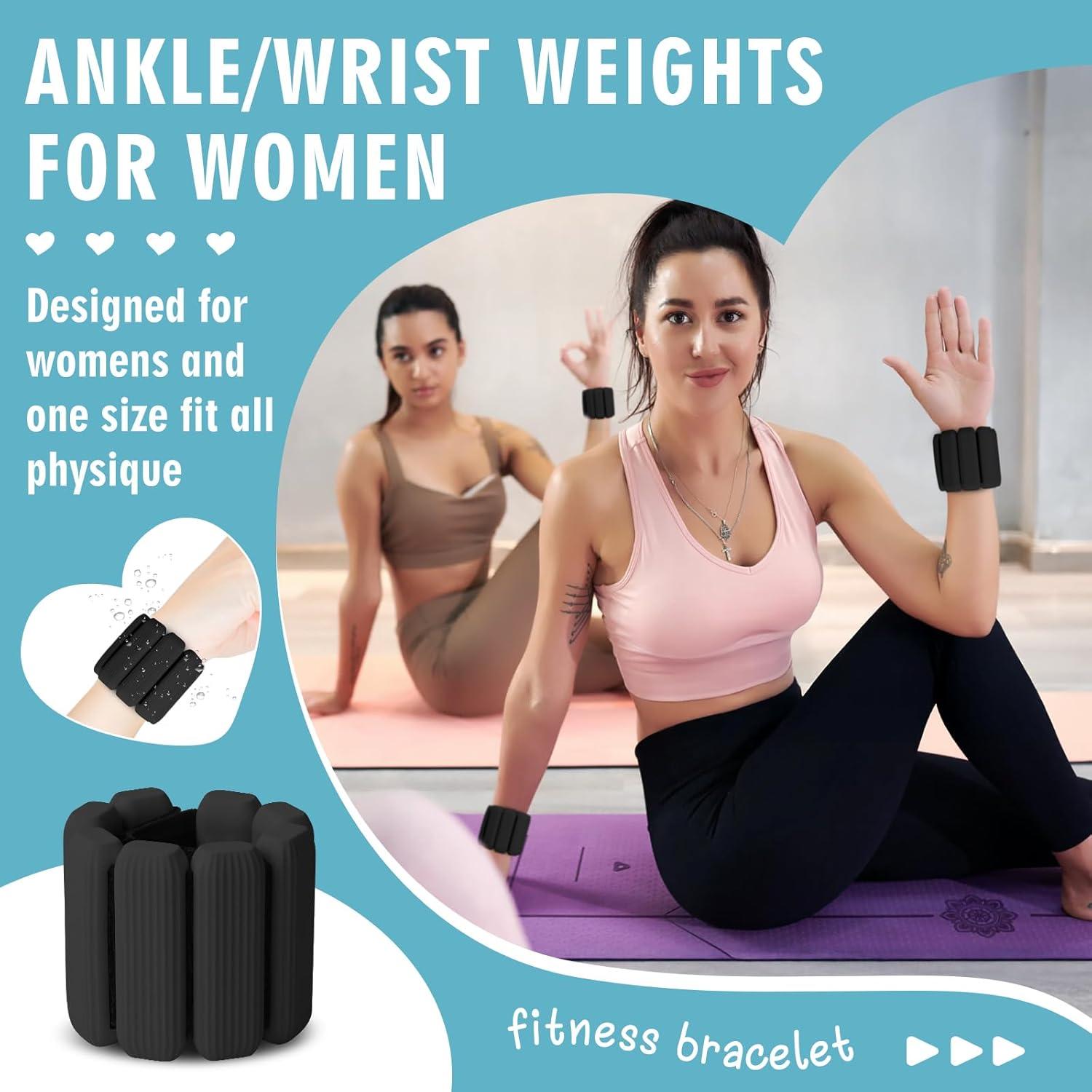 Pesas de Muñeca Ajustables Grednfhat 0.45 kg - 2 Pack