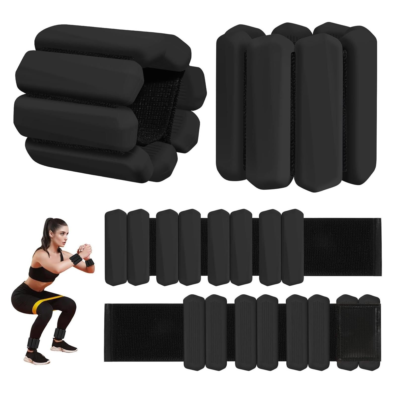 Conjunto de Pesas Ajustables MXiiXM para Muñeca y Tobillo 0.9Kg