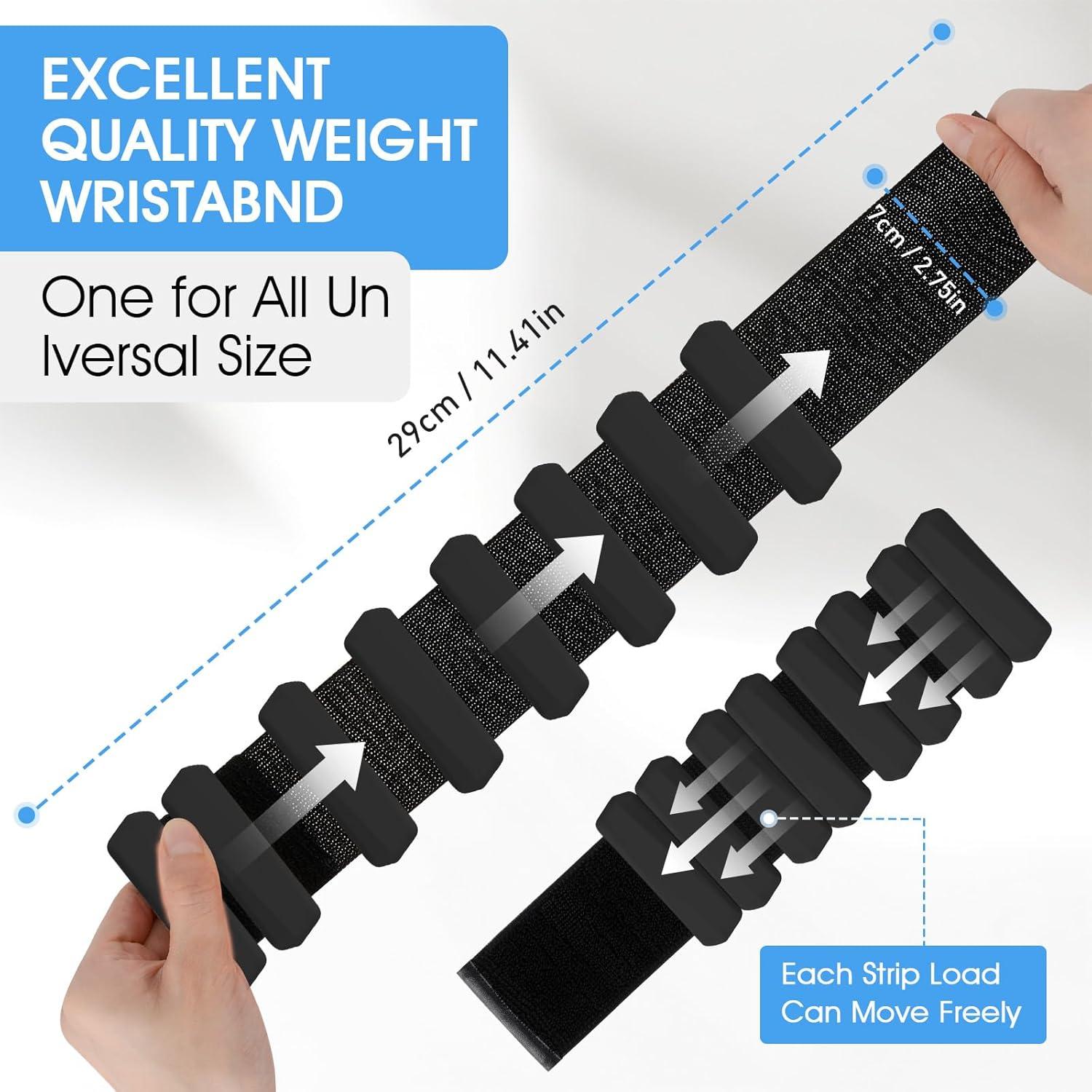 Conjunto de Pesas Ajustables MXiiXM para Muñeca y Tobillo 0.9Kg