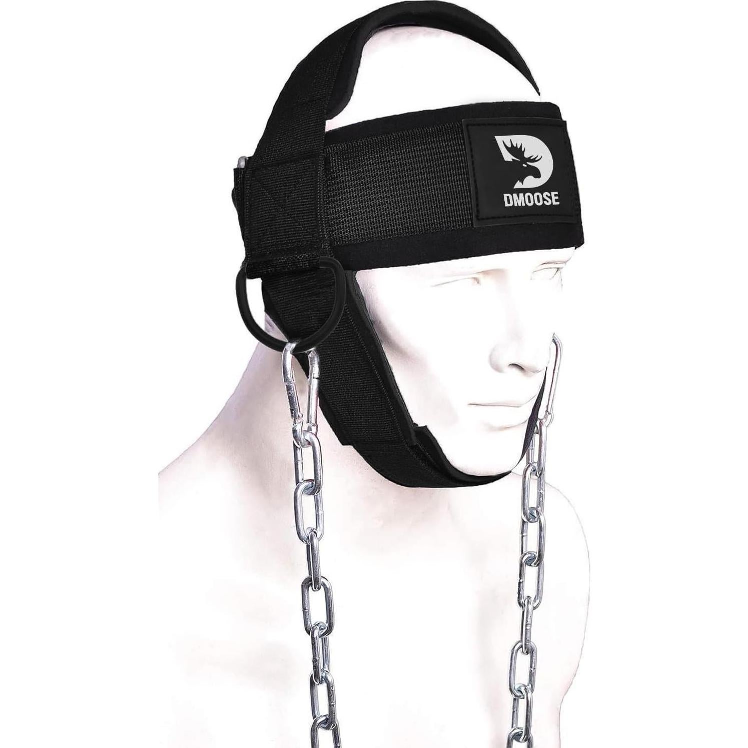 Combo de Fuerza DMoose - Arnés para Cuello y Ejercitador de Antebrazo