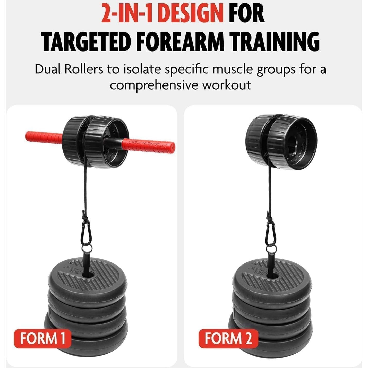 Combo de Fuerza DMoose - Arnés para Cuello y Ejercitador de Antebrazo