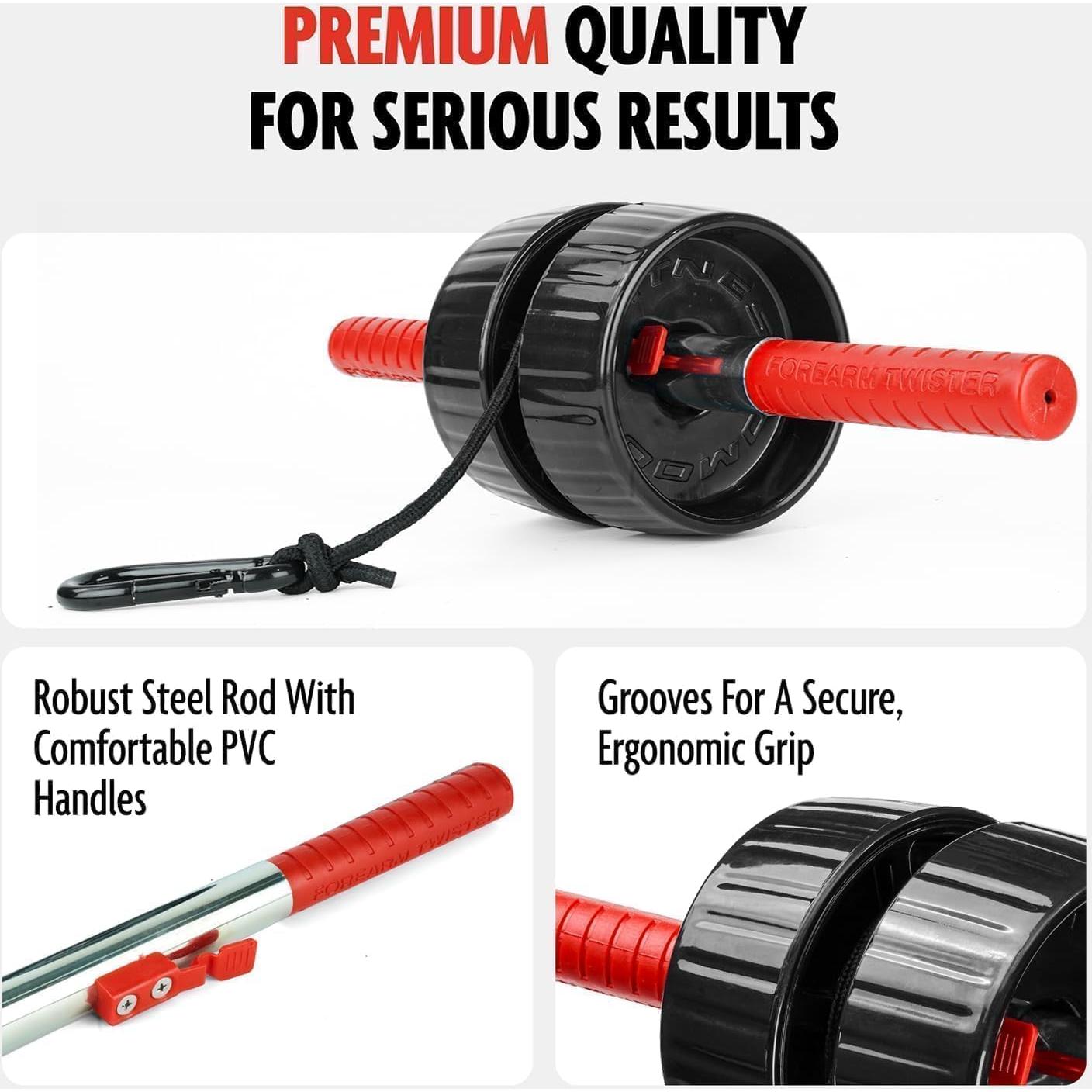 Combo de Fuerza DMoose - Arnés para Cuello y Ejercitador de Antebrazo