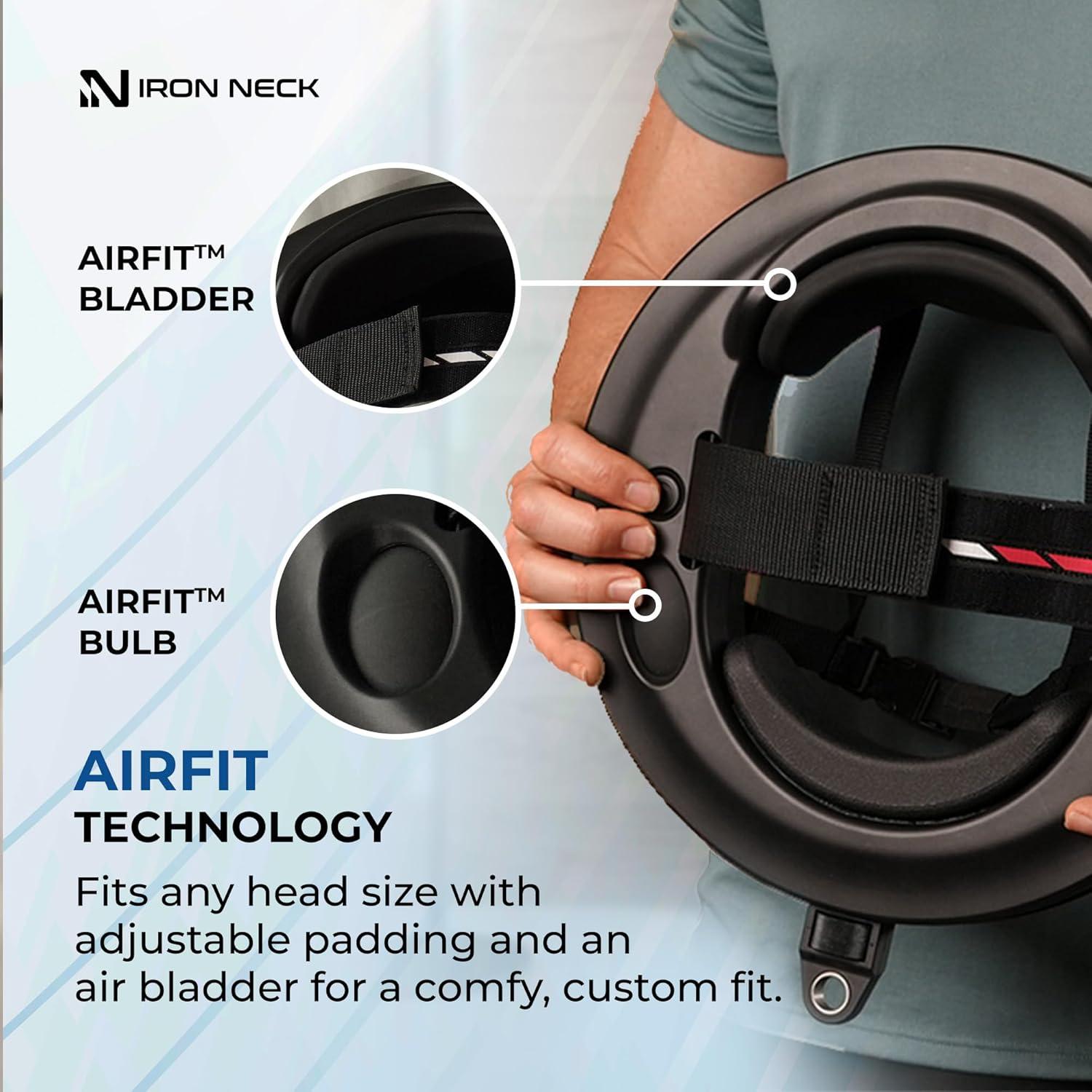 Entrenador de Cuello Iron Neck 3.0 Pro + Arnés Alpha Plus