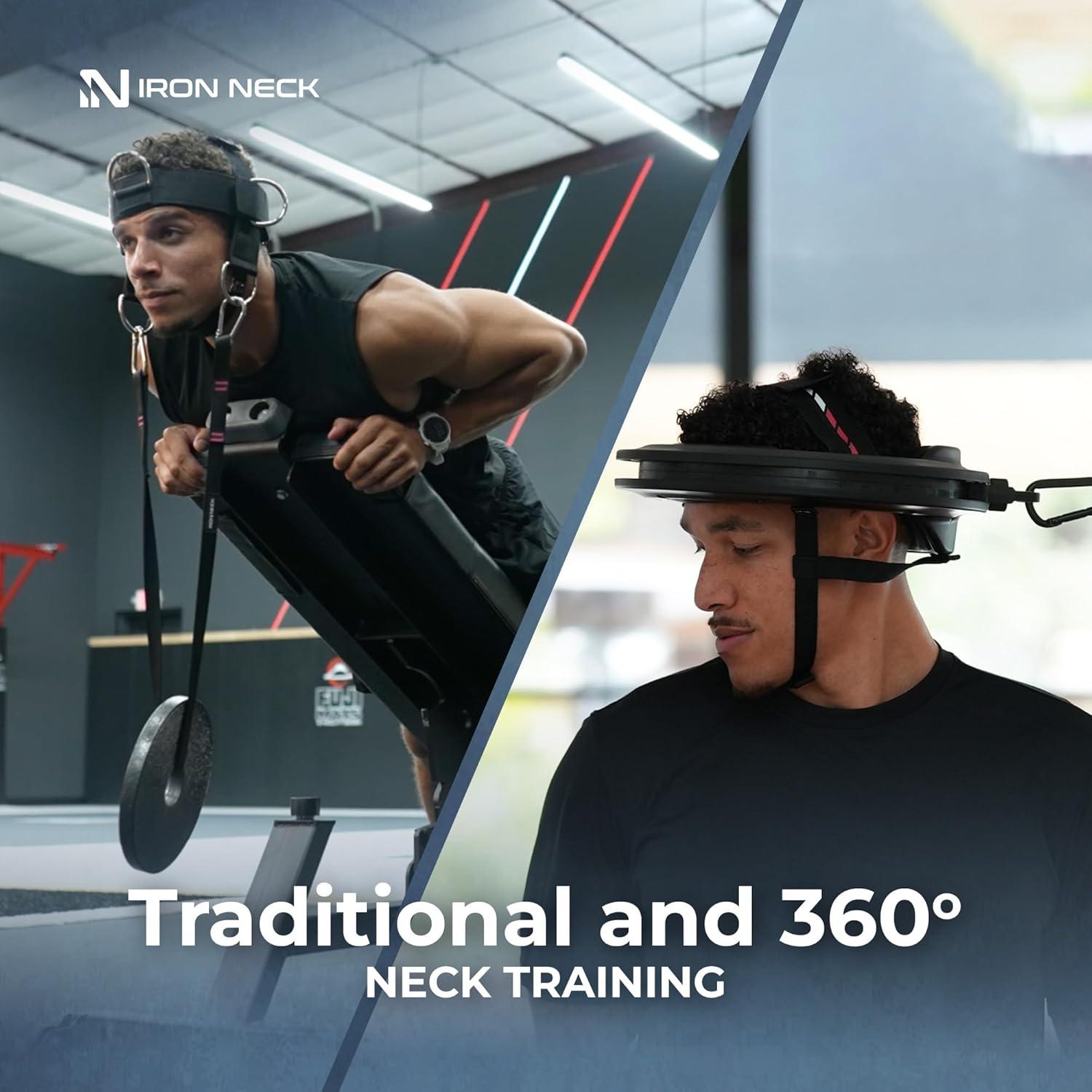 Entrenador de Cuello Iron Neck 3.0 Pro + Arnés Alpha Plus