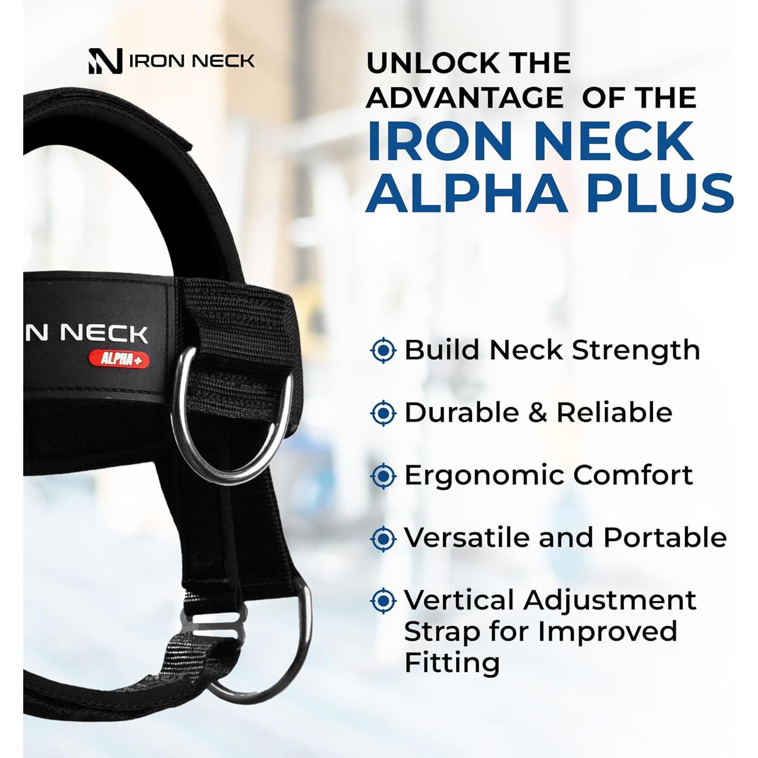 Entrenador de Cuello Iron Neck 3.0 Pro + Arnés Alpha Plus
