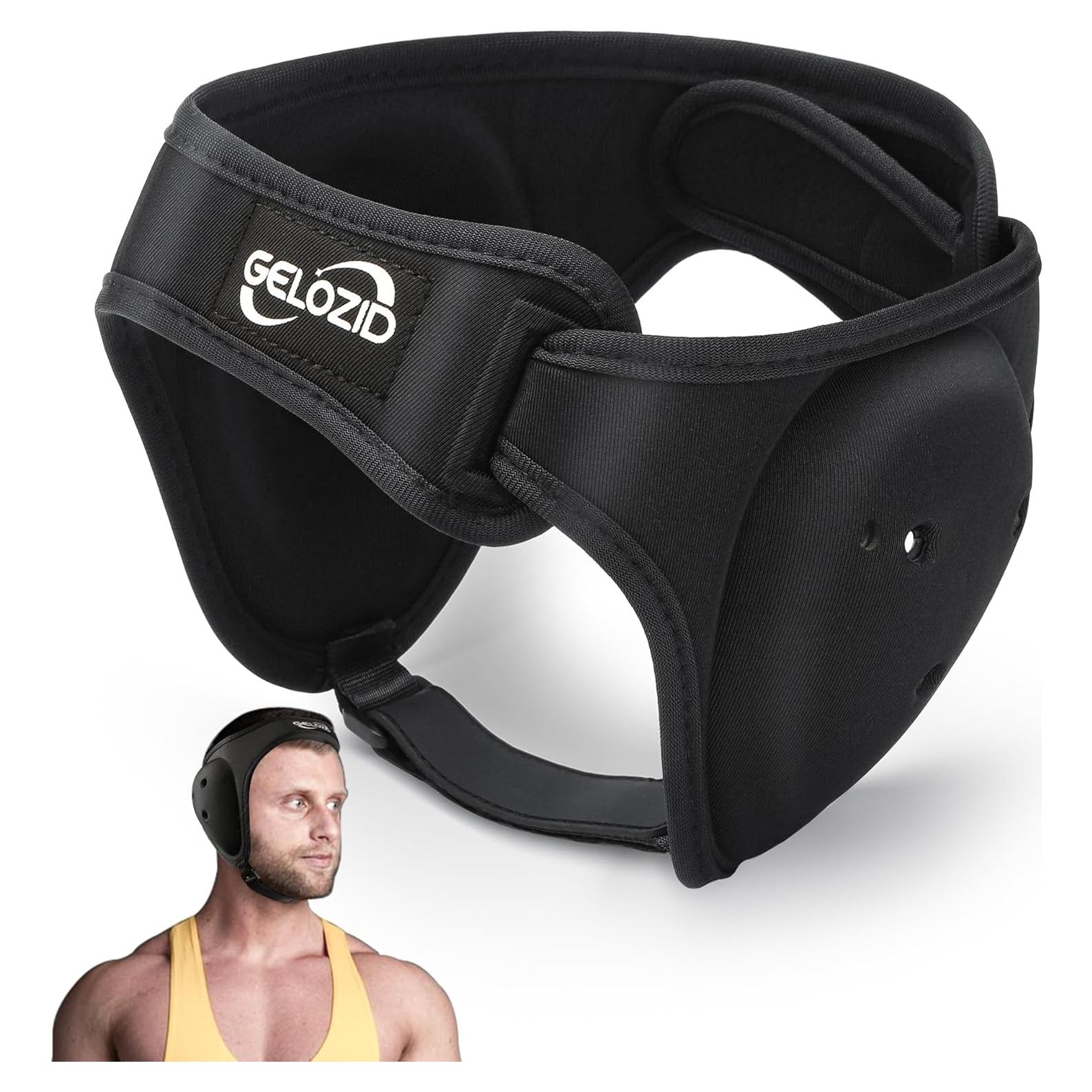 Cabezal de Lucha Gelozid SR-WPH-L Ajustable para MMA y BJJ