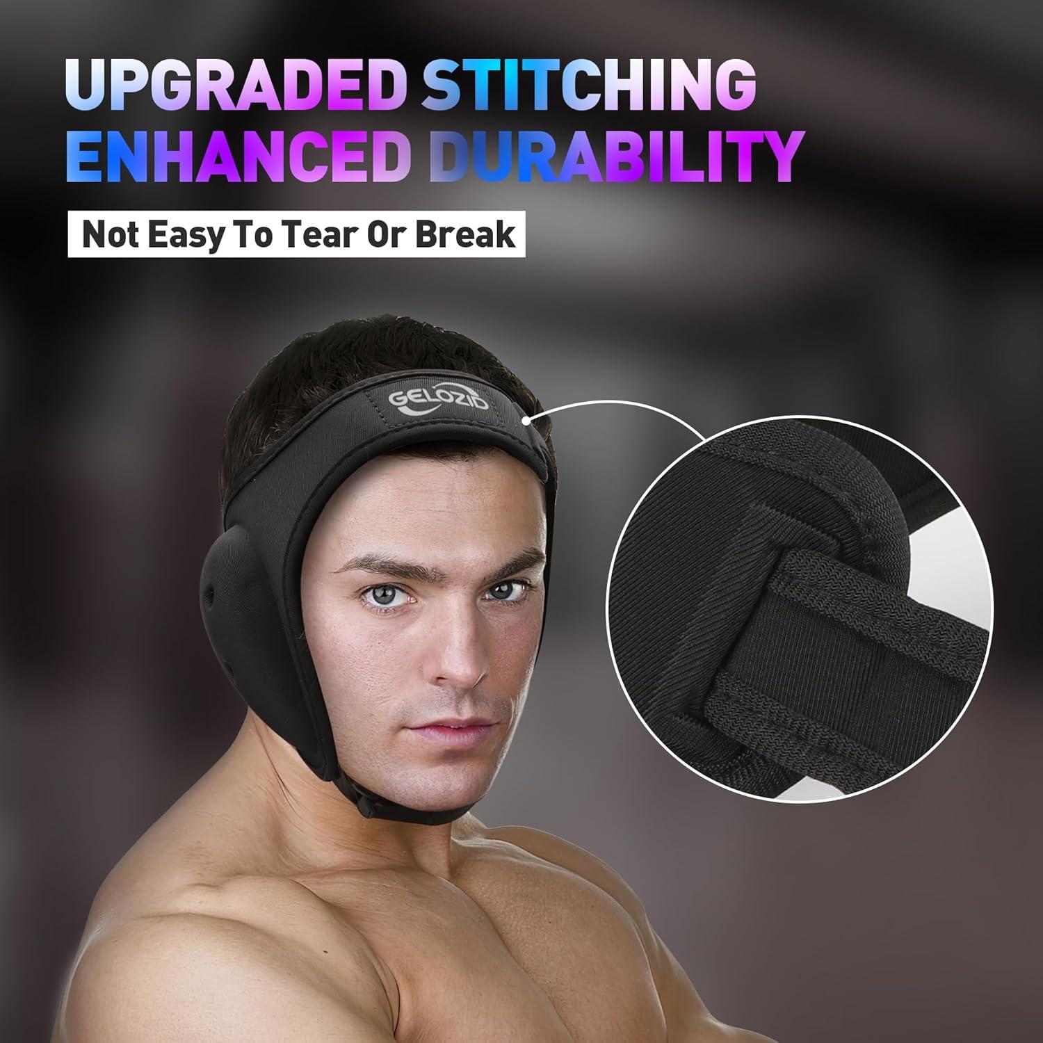 Cabezal de Lucha Gelozid SR-WPH-L Ajustable para MMA y BJJ