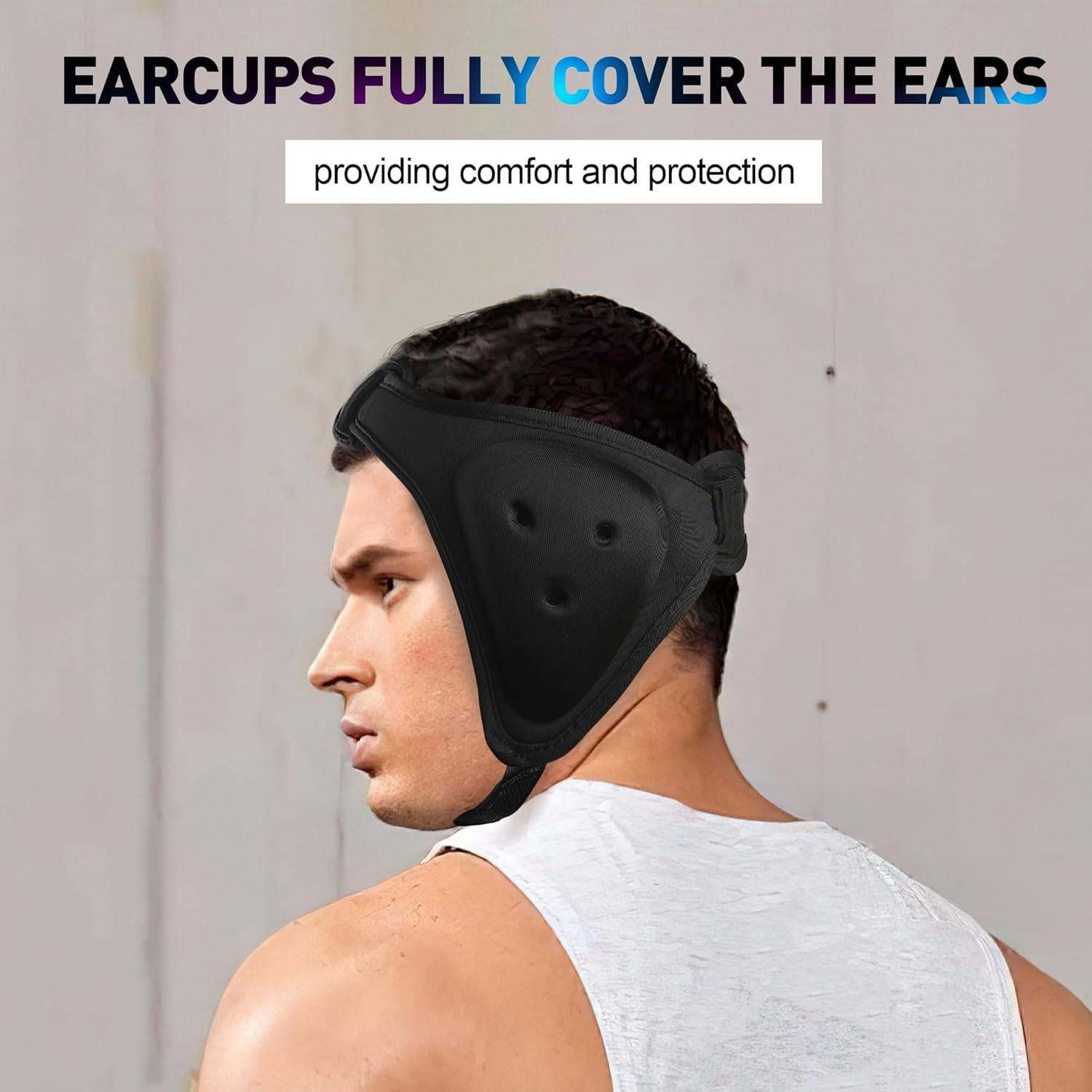 Cabezal de Lucha Gelozid SR-WPH-L Ajustable para MMA y BJJ