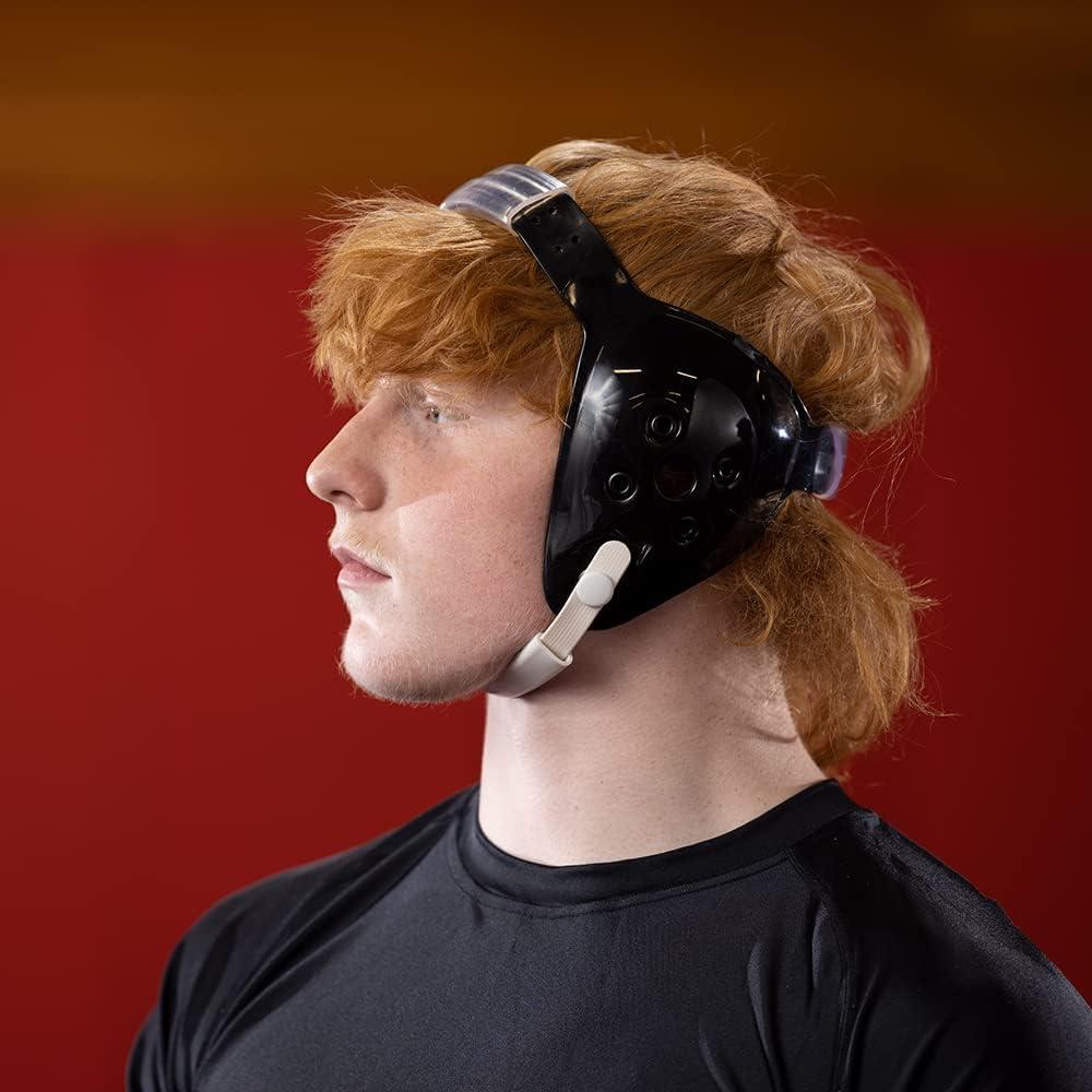 Protector de Cabeza Matman Halo para Lucha y BJJ - Negro