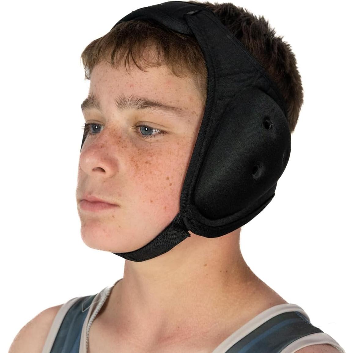 Headgear de Lucha Ajustable VE A GANARLO Negro Unisex