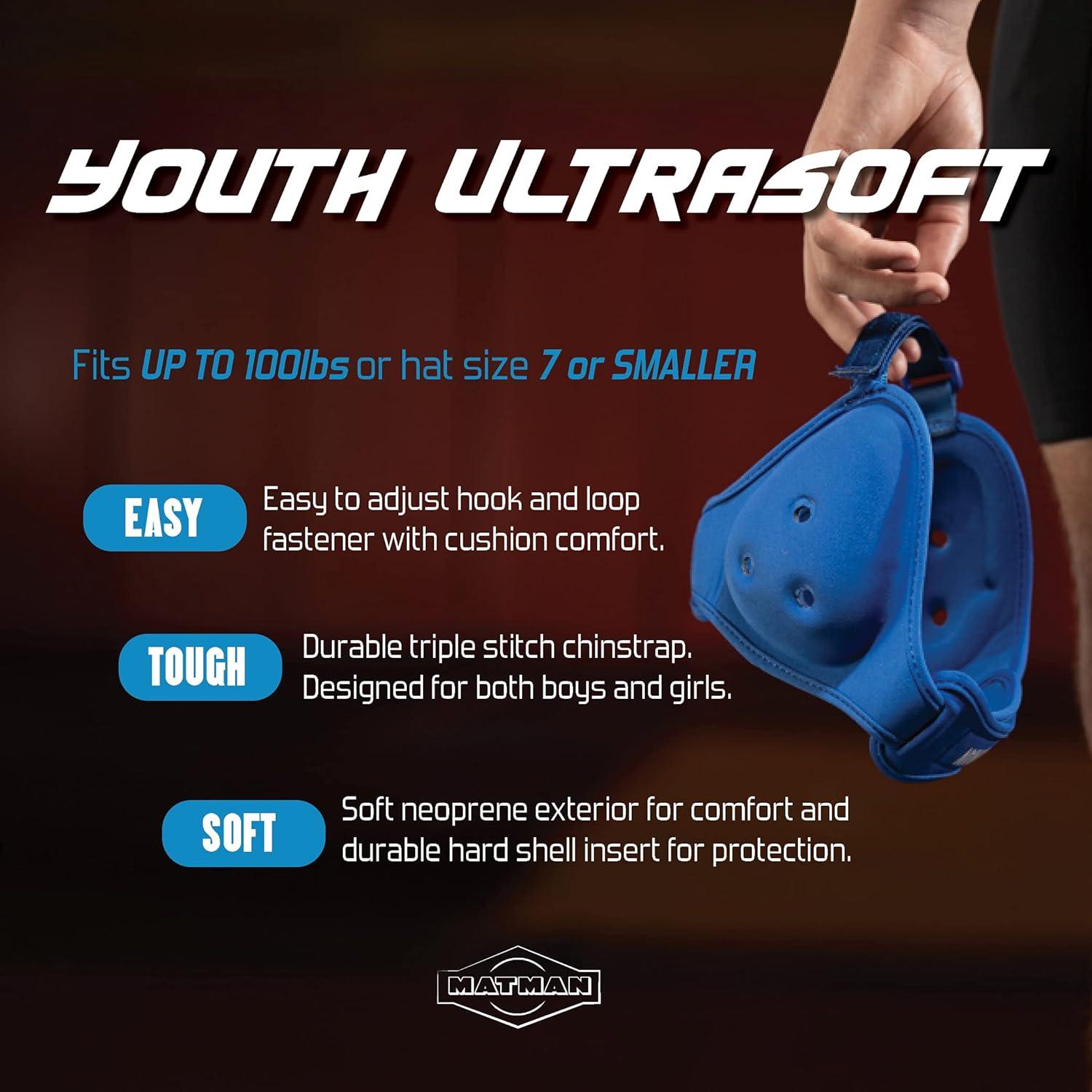 Cabezal de Lucha Matman 34 - Neopreno para Niños hasta 45 kg